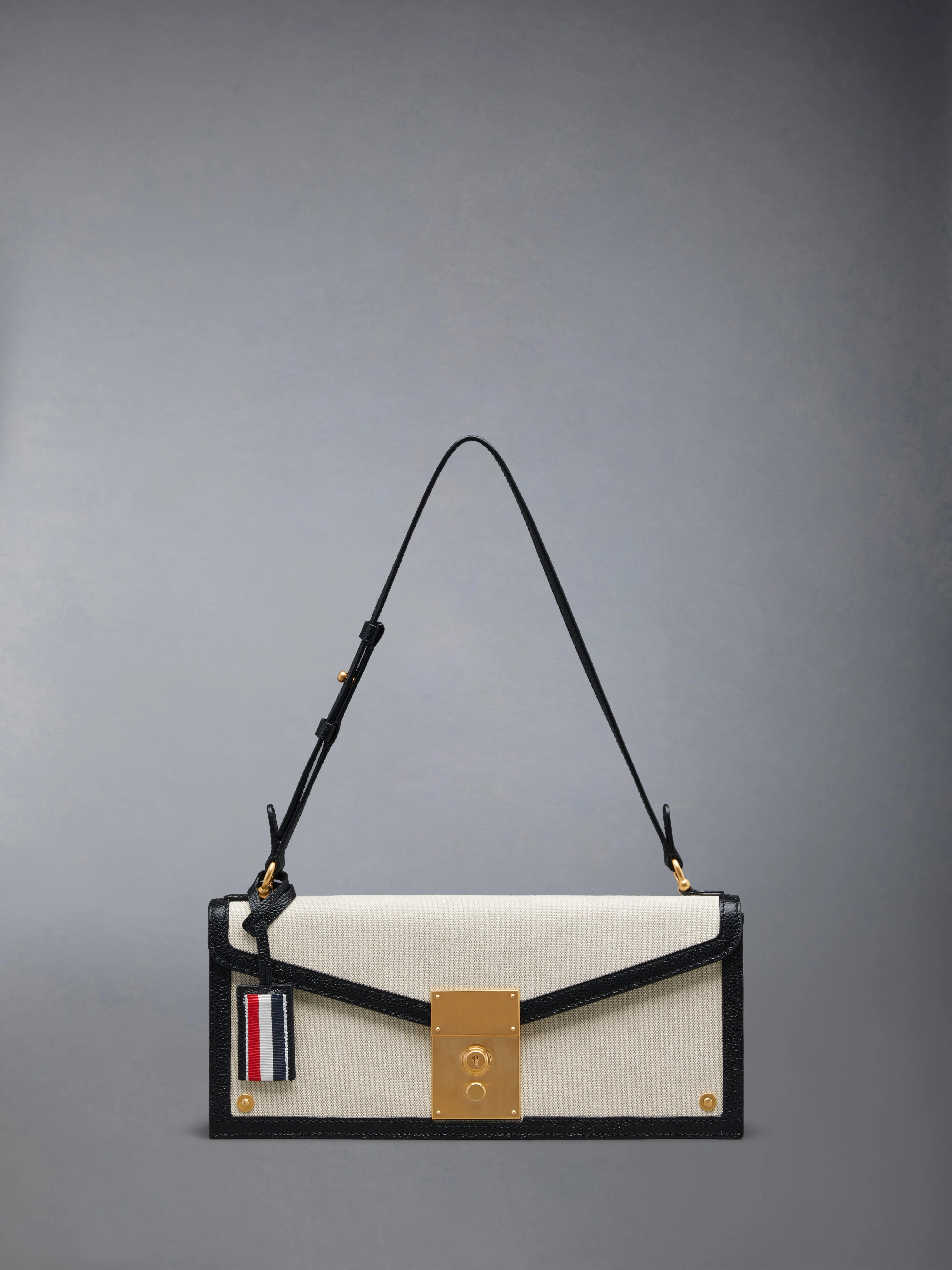 COTTON CANVAS MRS. THOM BAGUETTE BAG sold by Thom Browne
