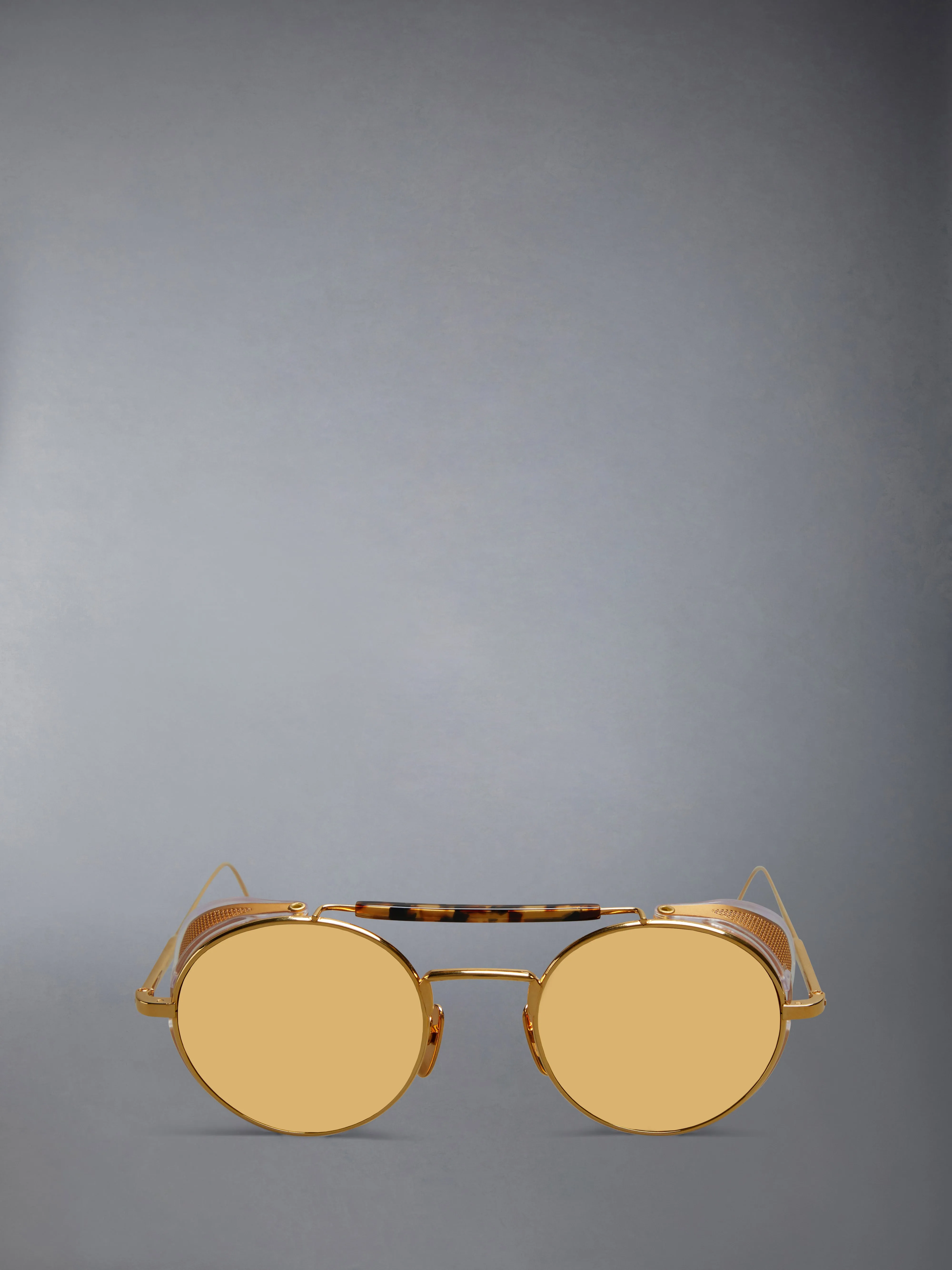 LIMITED EDITION ACETATE AND TITANIUM ROUND SUNGLASSES sold by Thom Browne
