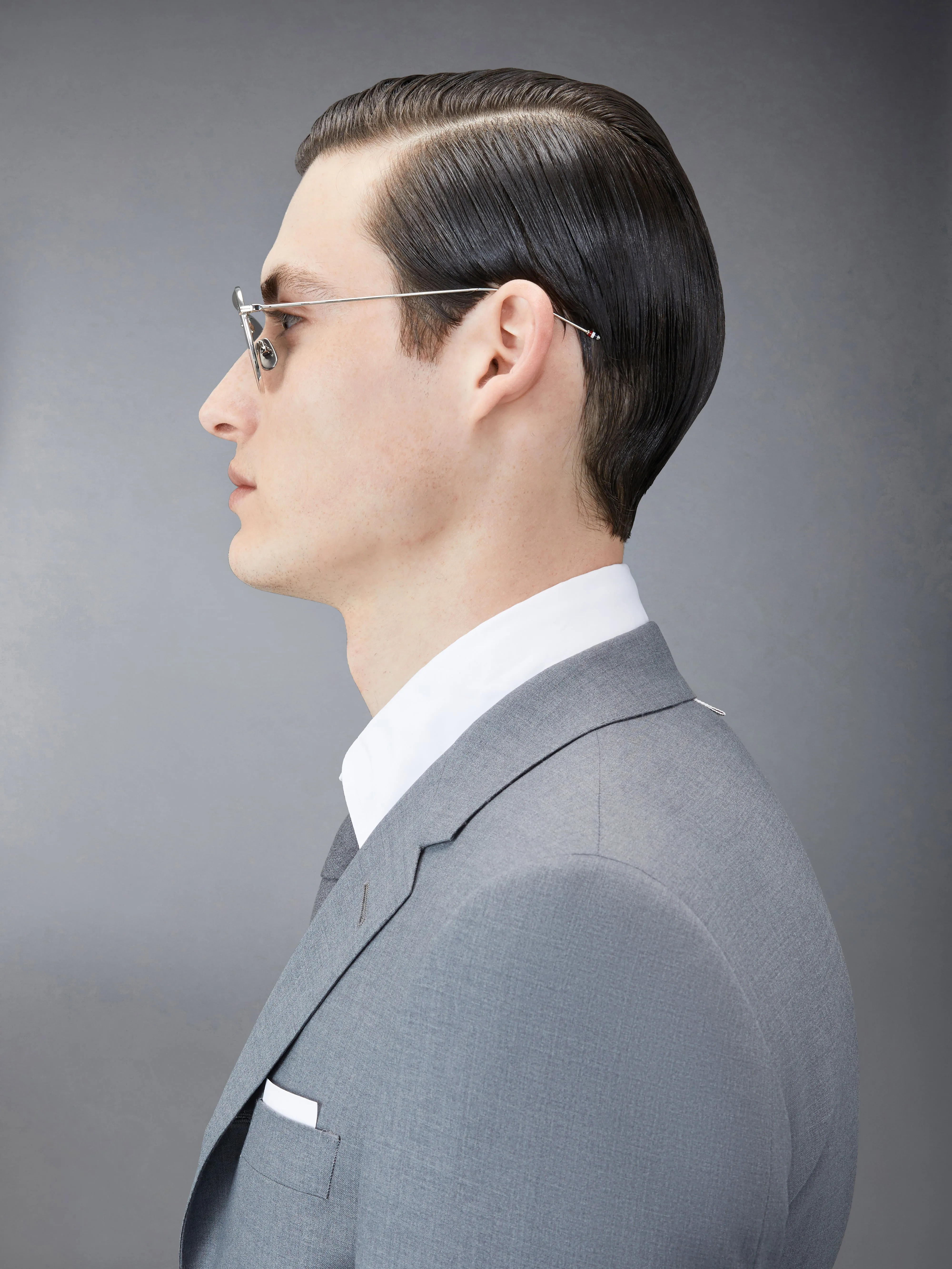 TITANIUM SQUARED AVIATOR SUNGLASSES sold by Thom Browne product image thumbnail 3