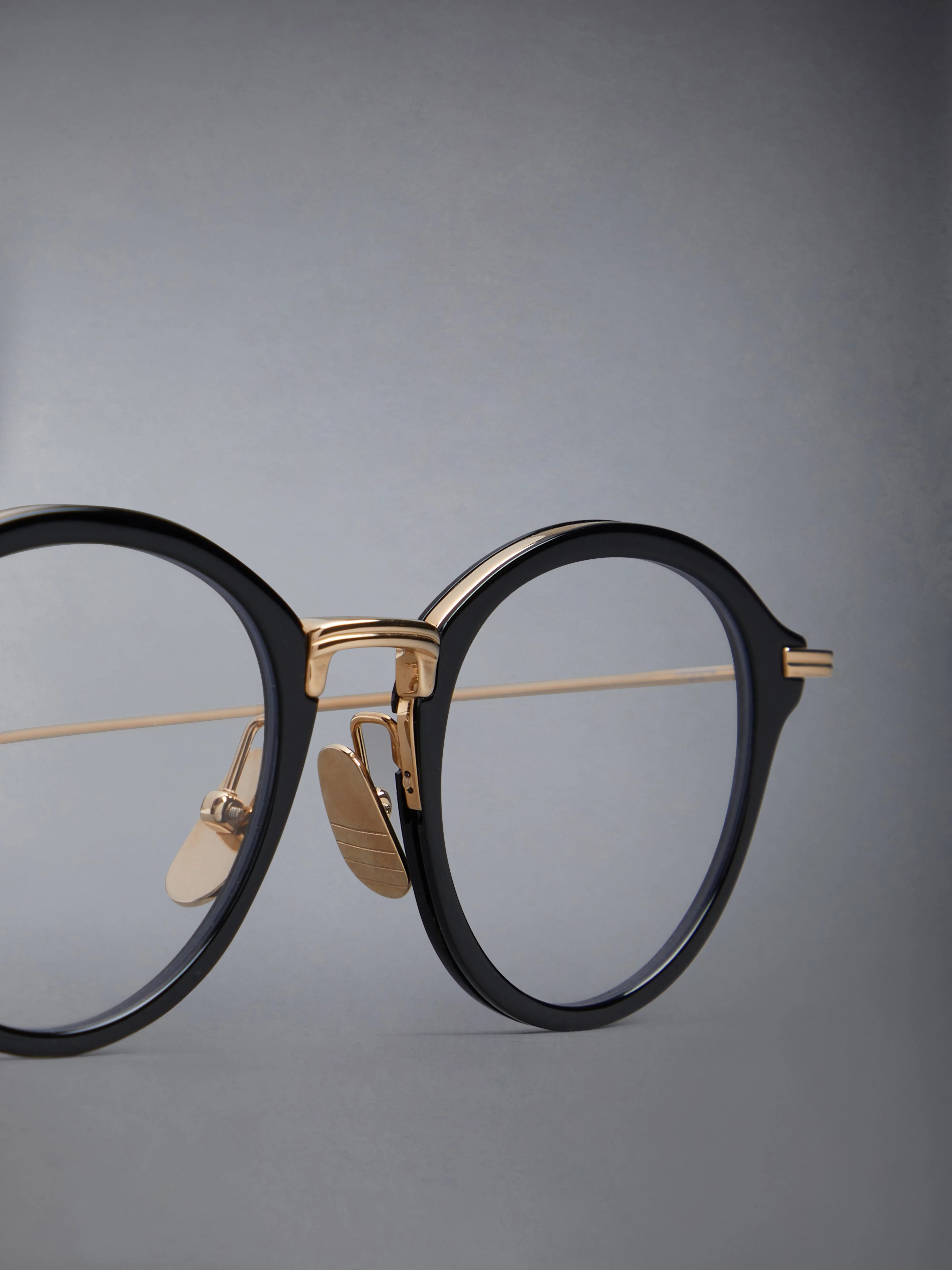 ACETATE AND TITANIUM ROUND EYEGLASSES sold by Thom Browne product image thumbnail 5