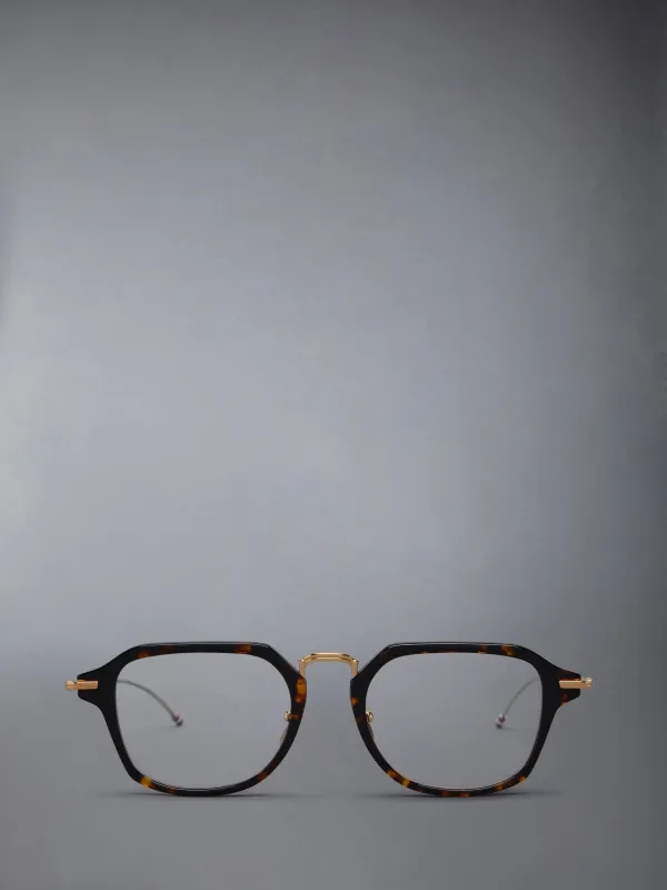 ACETATE AND TITANIUM RECTANGULAR EYEGLASSES sold by Thom Browne