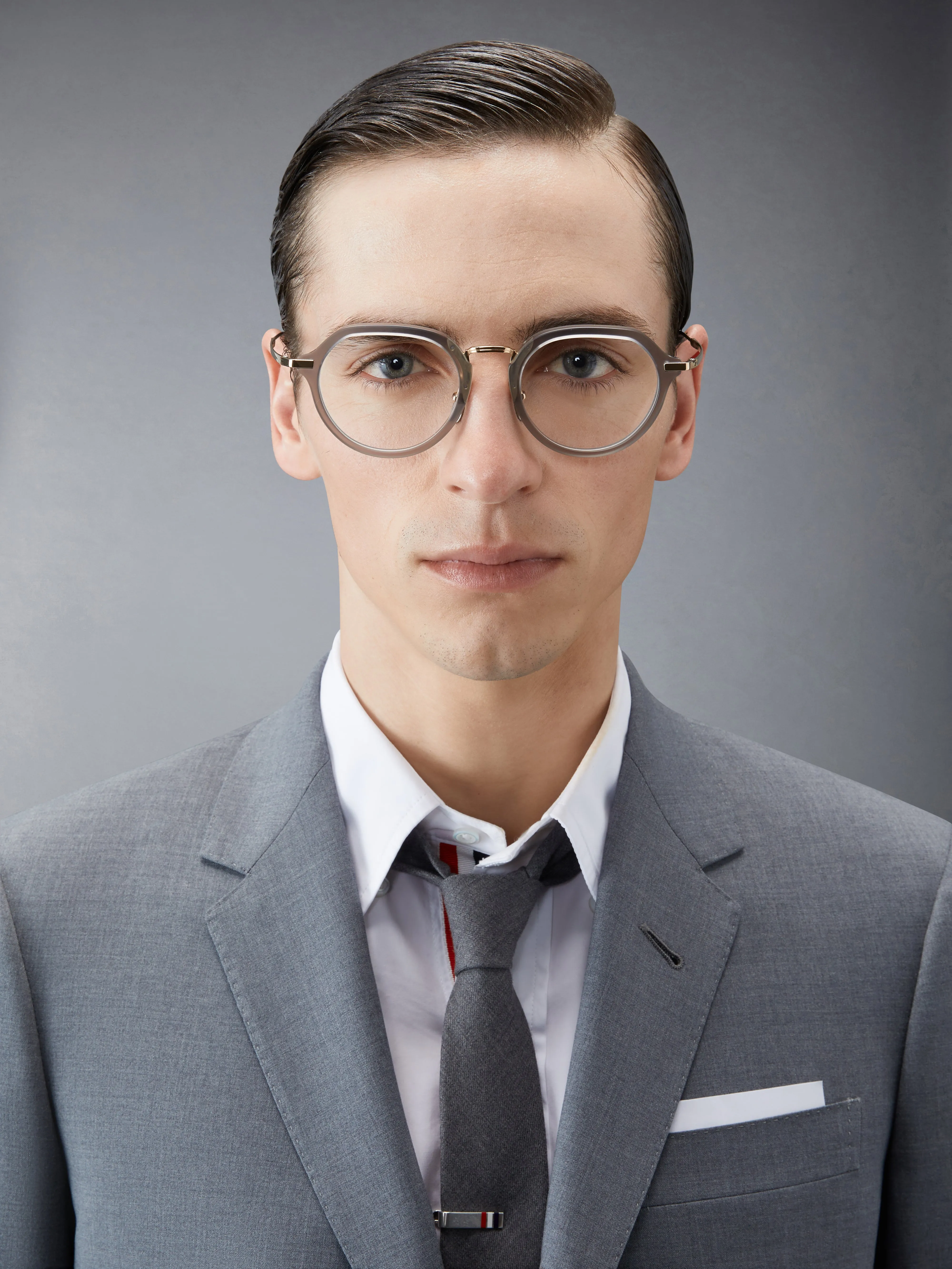 ACETATE AND TITANIUM ROUND EYEGLASSES sold by Thom Browne product image thumbnail 2