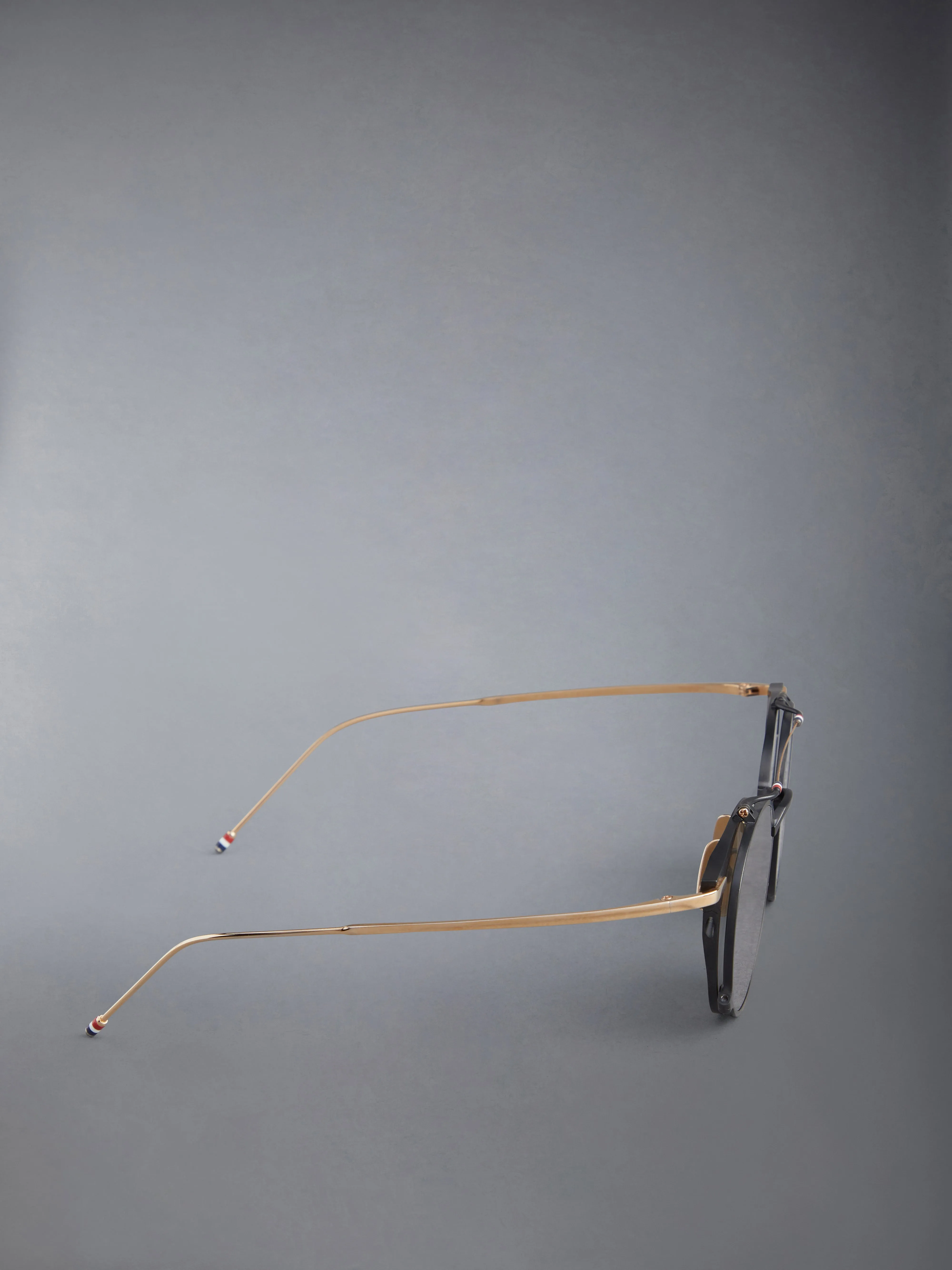 TITANIUM ROUND CLIP ON SUNGLASSES sold by Thom Browne product image thumbnail 5