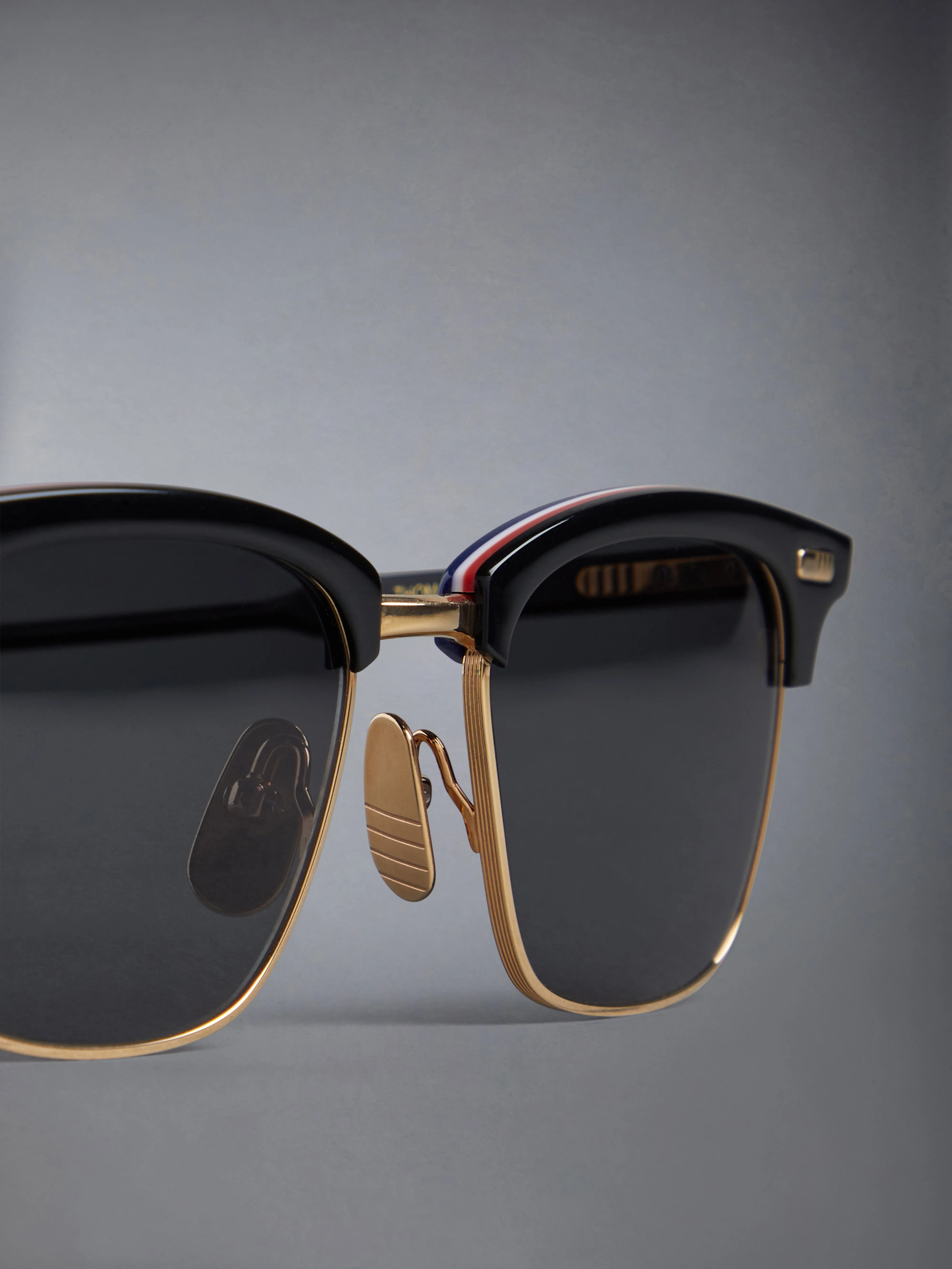 ACETATE AND TITANIUM RECTANGULAR SUNGLASSES sold by Thom Browne product image thumbnail 5