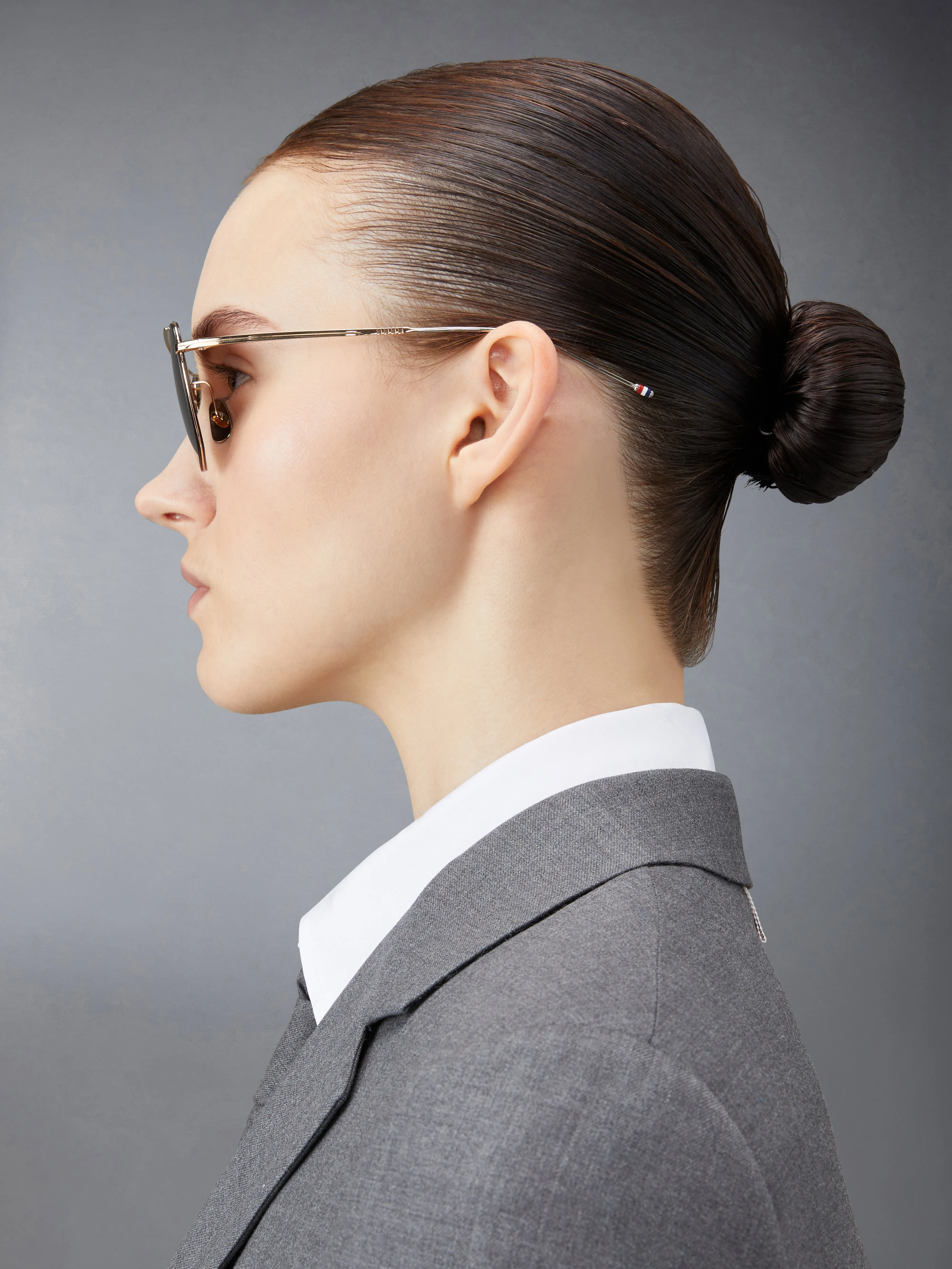 TITANIUM AVIATOR SUNGLASSES sold by Thom Browne product image thumbnail 3