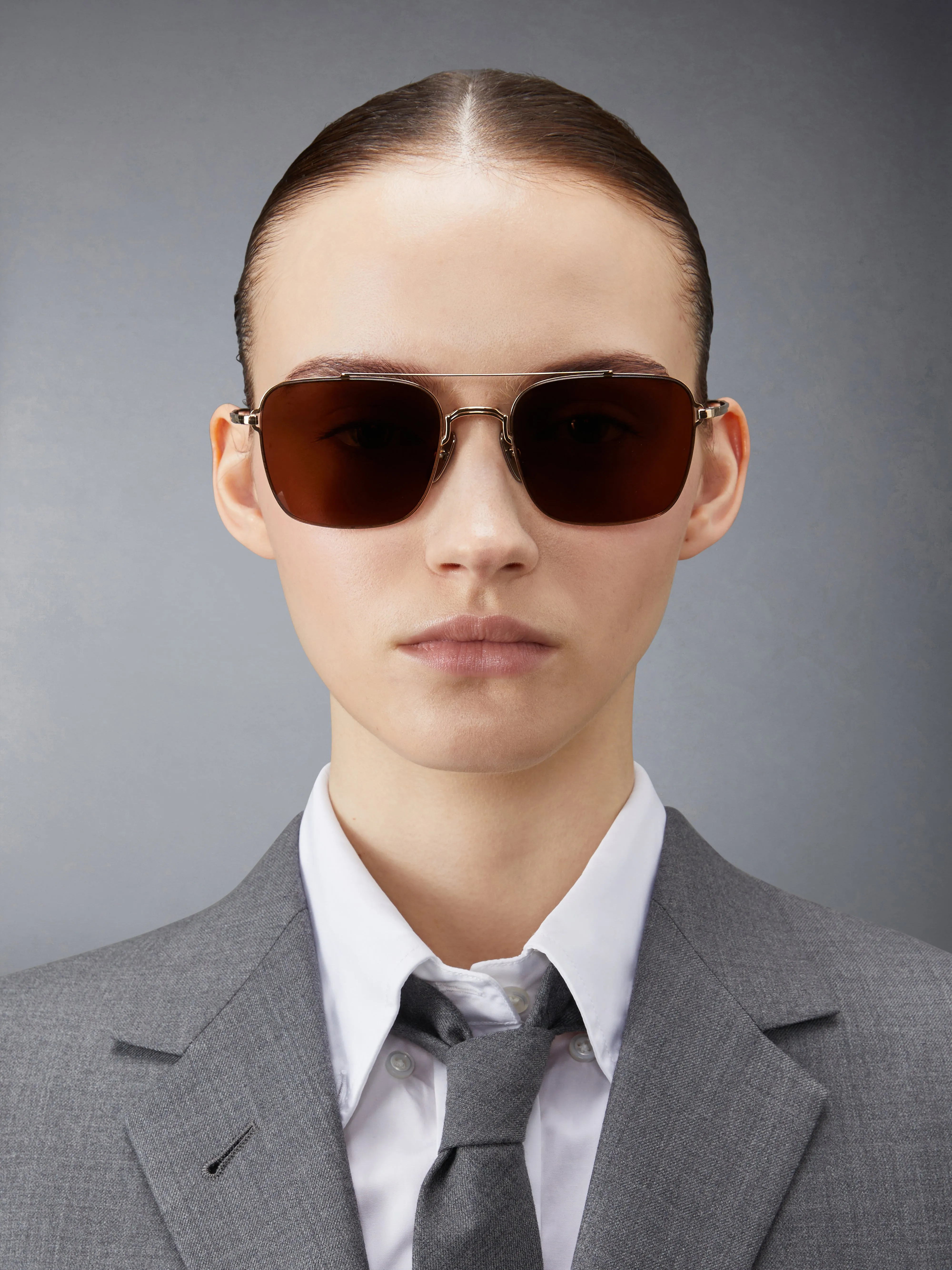 TITANIUM AVIATOR SUNGLASSES sold by Thom Browne product image thumbnail 2