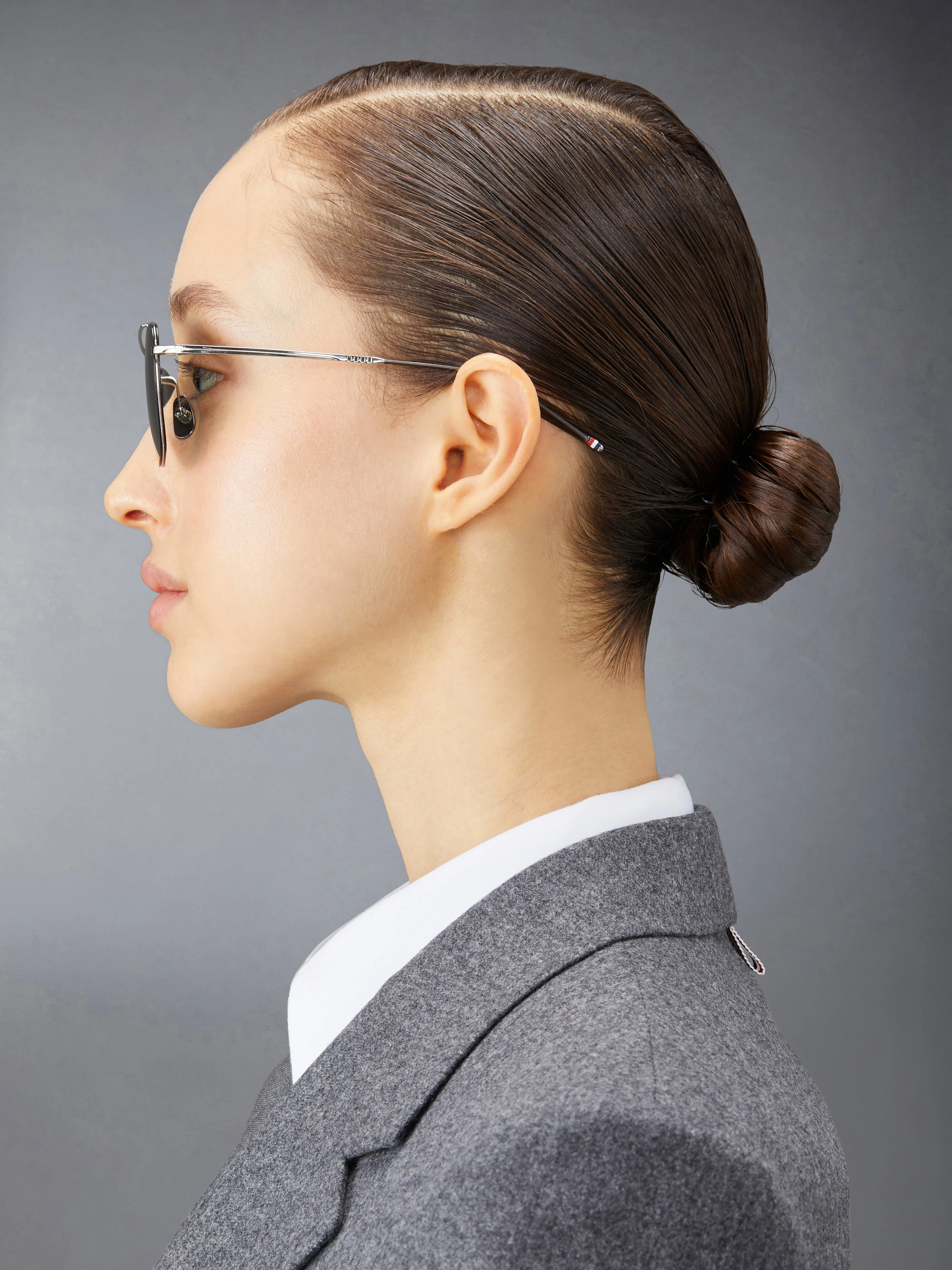 TITANIUM AVIATOR SUNGLASSES sold by Thom Browne product image thumbnail 3