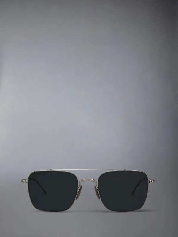 TITANIUM AVIATOR SUNGLASSES sold by Thom Browne
