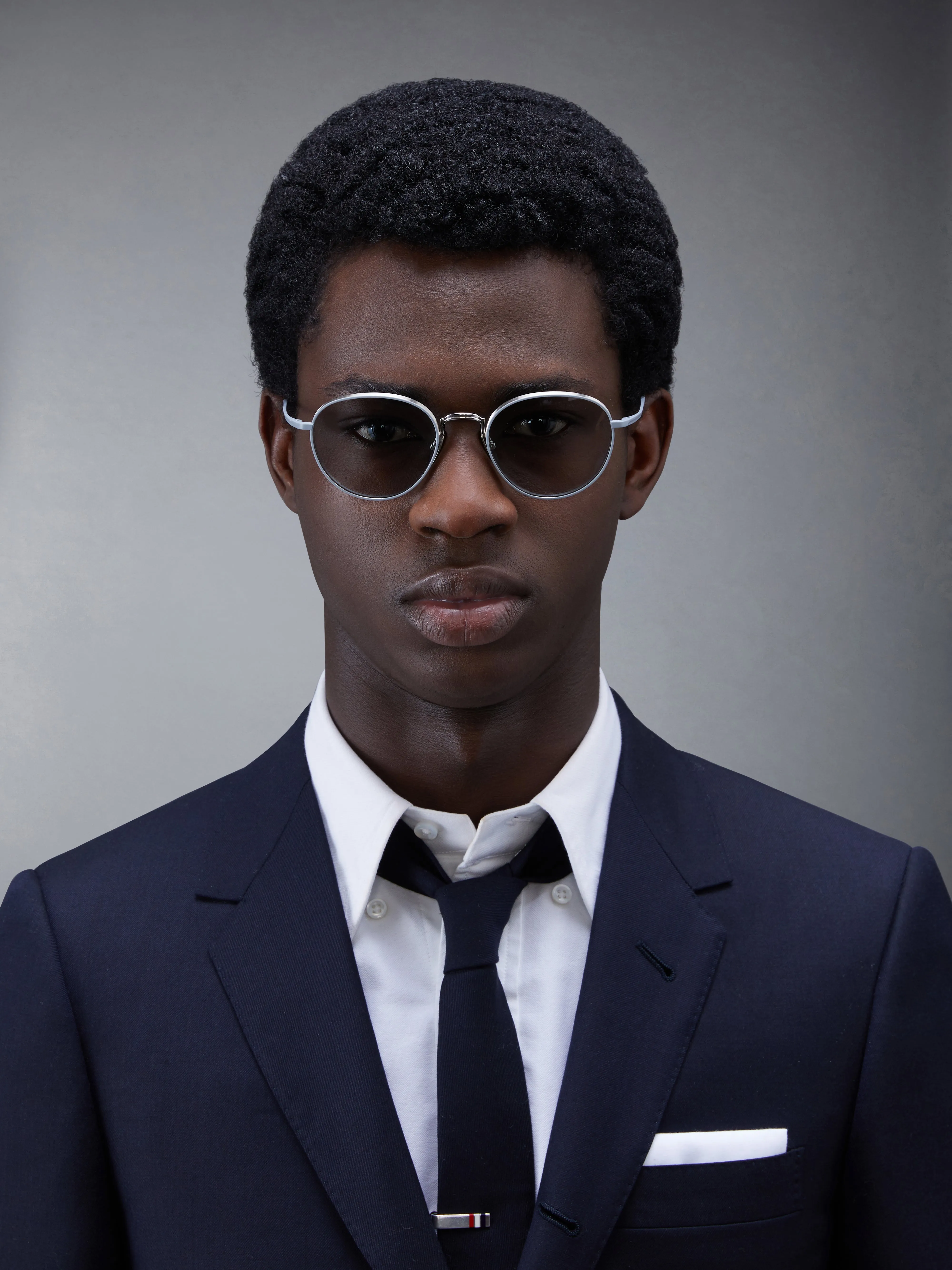 TITANIUM ROUND SUNGLASSES sold by Thom Browne product image thumbnail 2