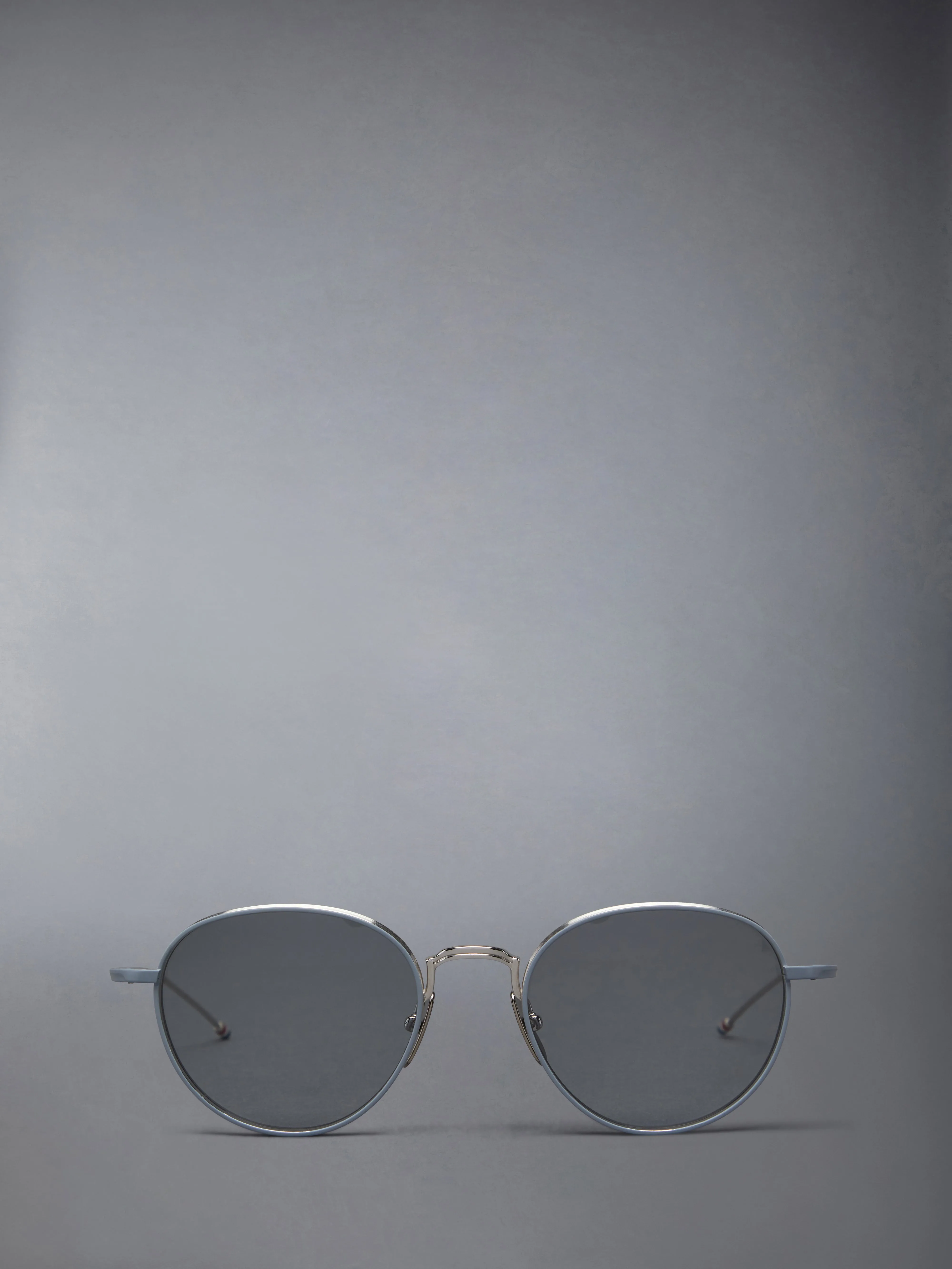 TITANIUM ROUND SUNGLASSES sold by Thom Browne