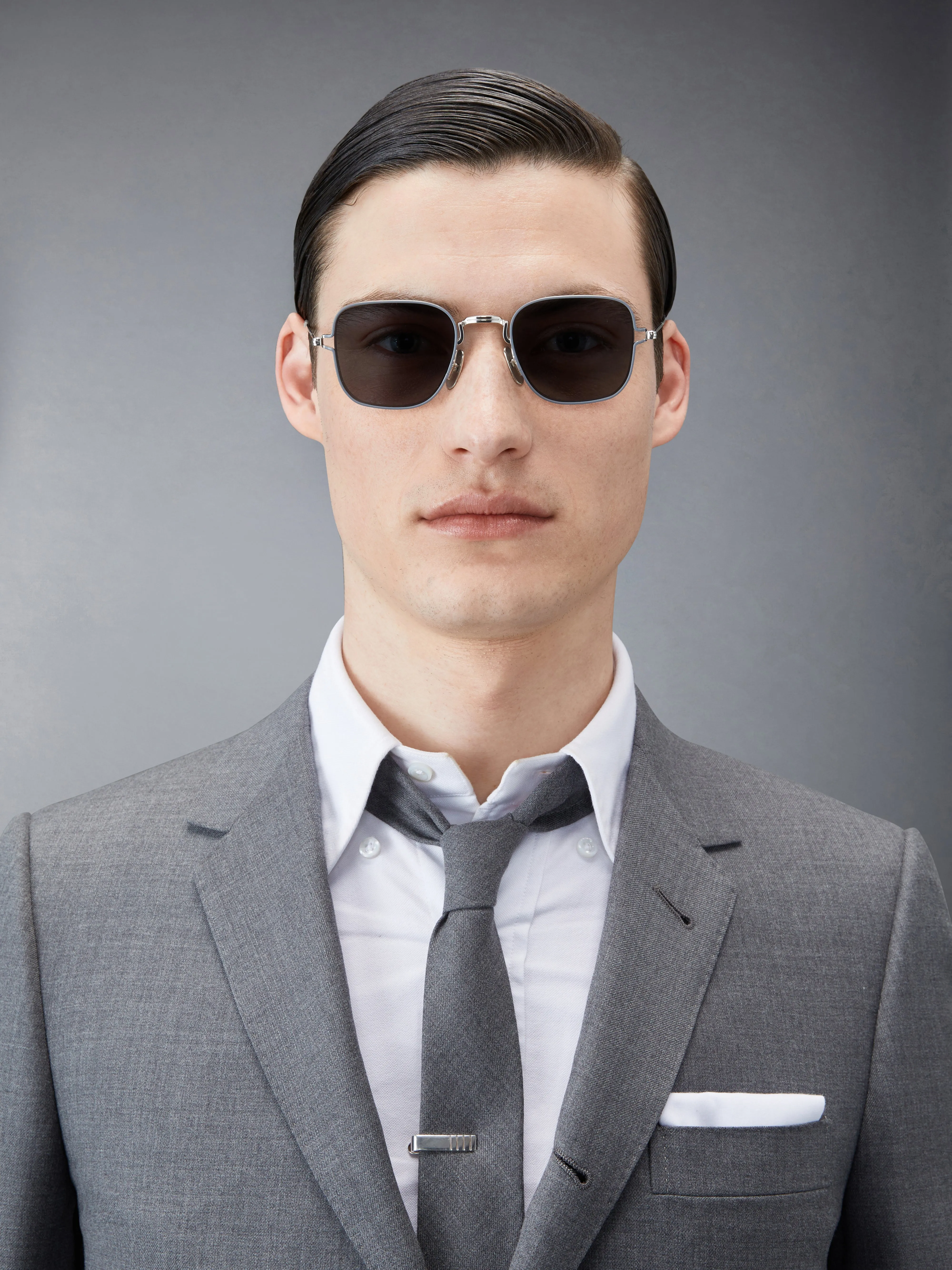 TITANIUM SQUARE SUNGLASSES sold by Thom Browne product image thumbnail 2