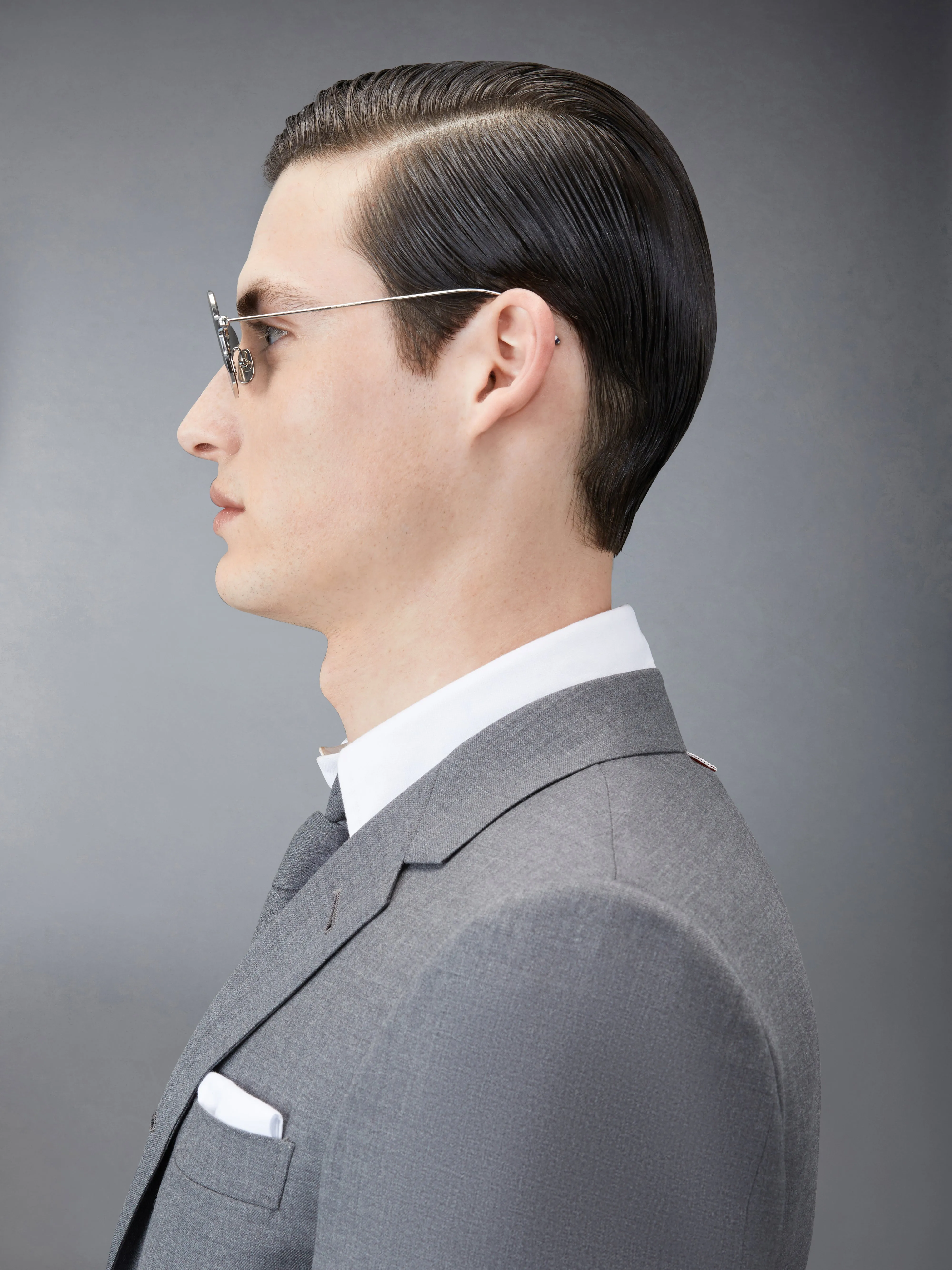 TITANIUM SQUARE SUNGLASSES sold by Thom Browne product image thumbnail 3