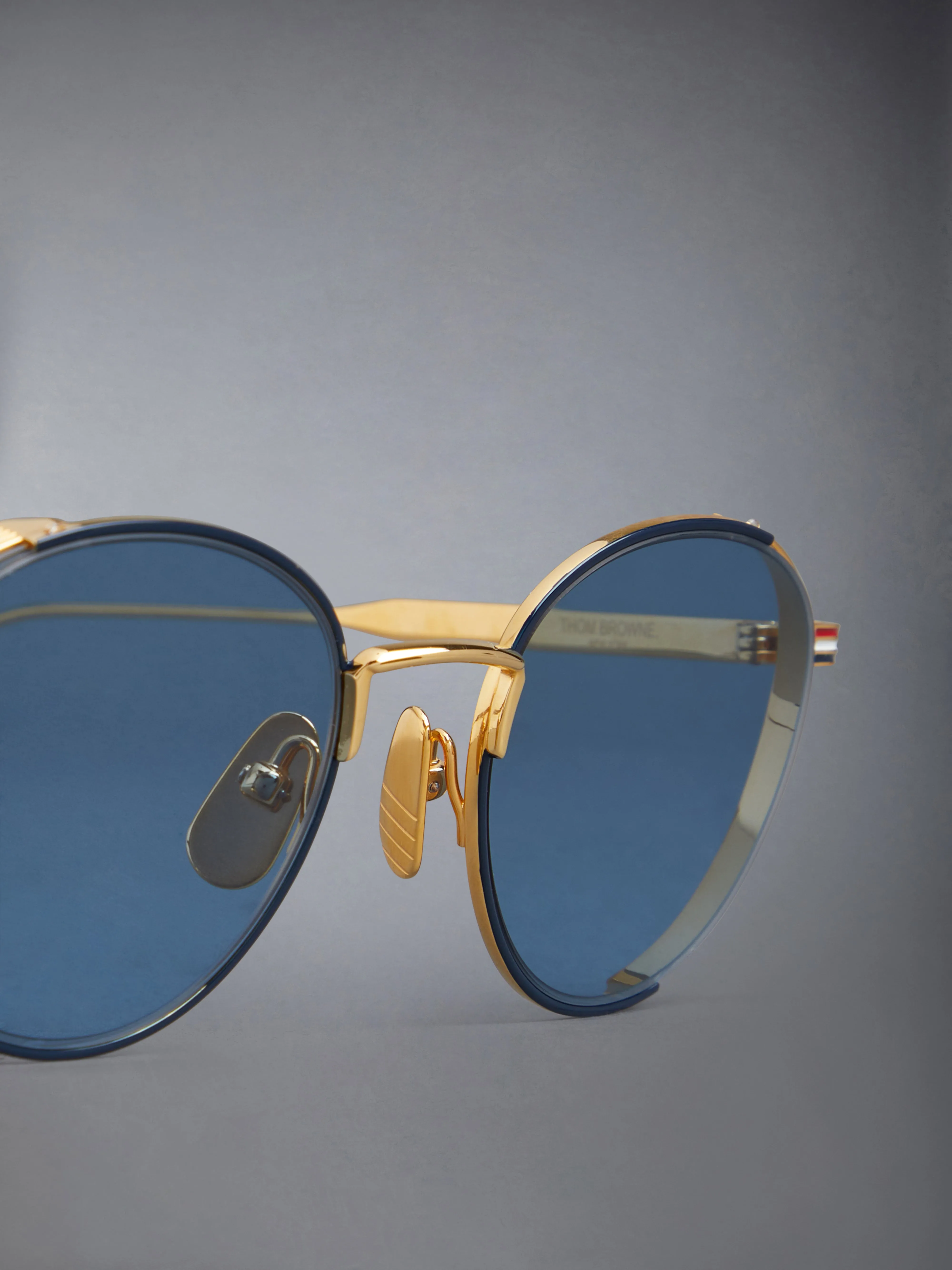 TITANIUM ROUND SUNGLASSES sold by Thom Browne product image thumbnail 5