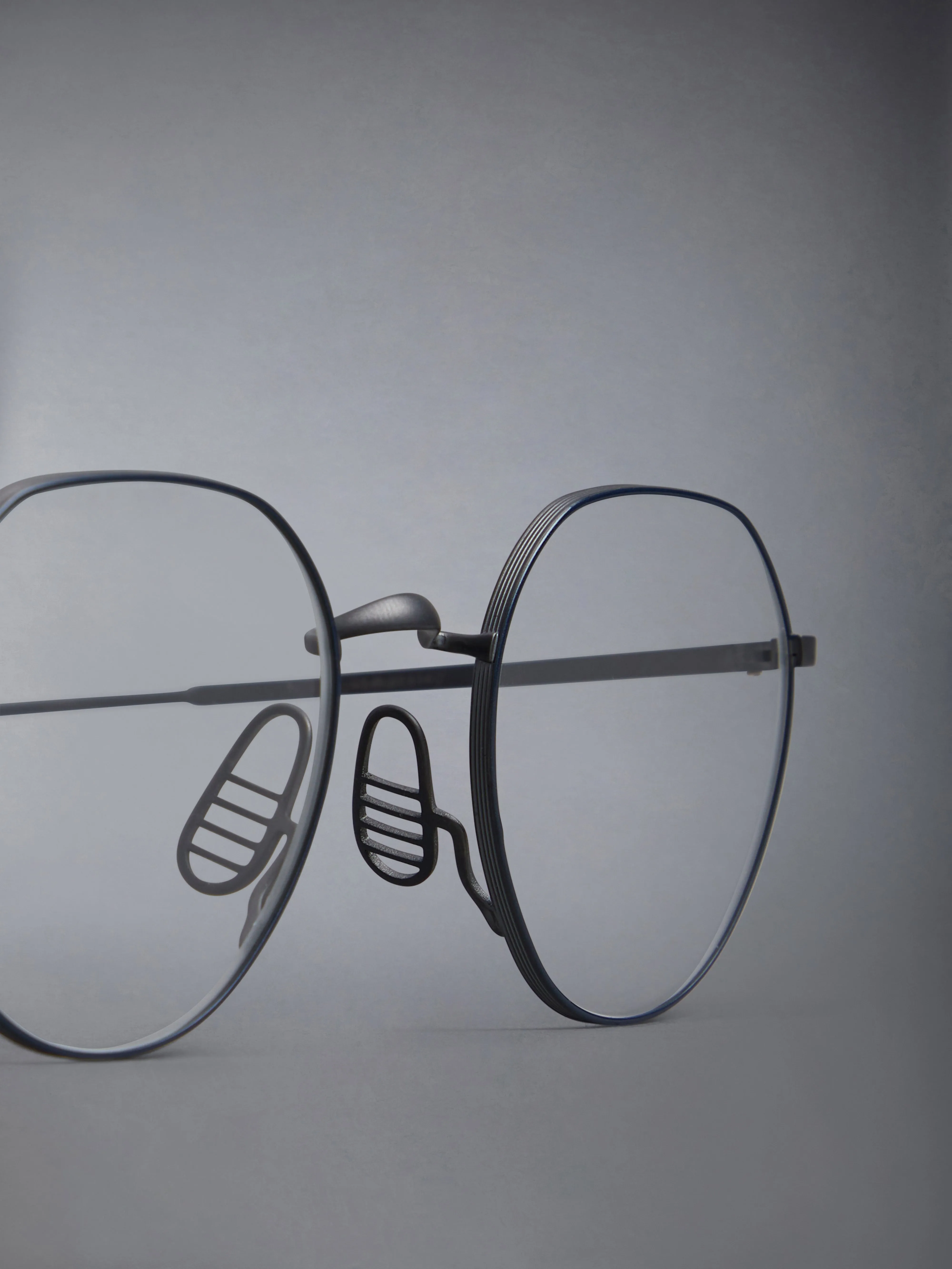 TITANIUM ROUND EYEGLASSES sold by Thom Browne product image thumbnail 5