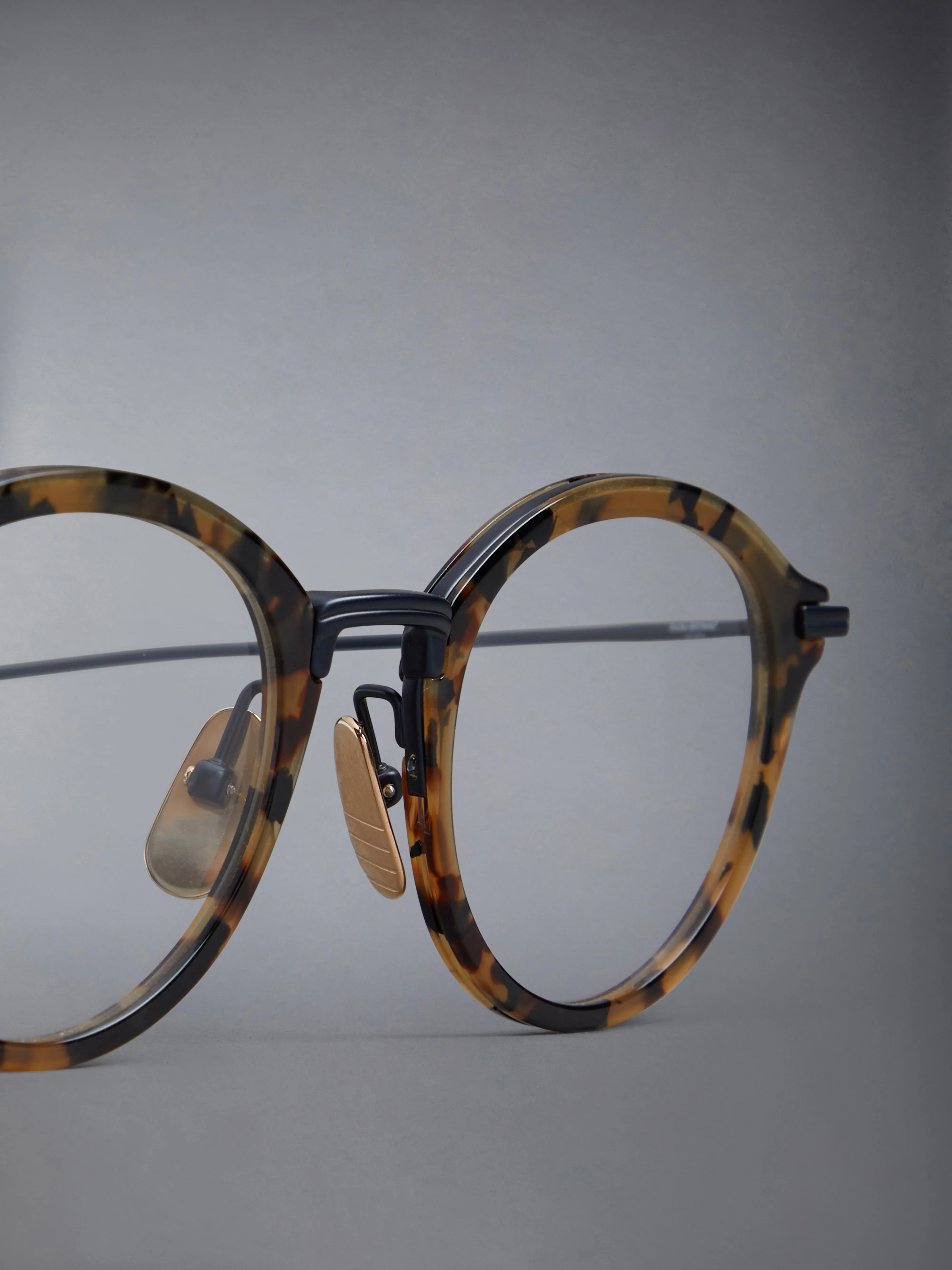 ACETATE AND TITANIUM ROUND EYEGLASSES sold by Thom Browne product image thumbnail 5
