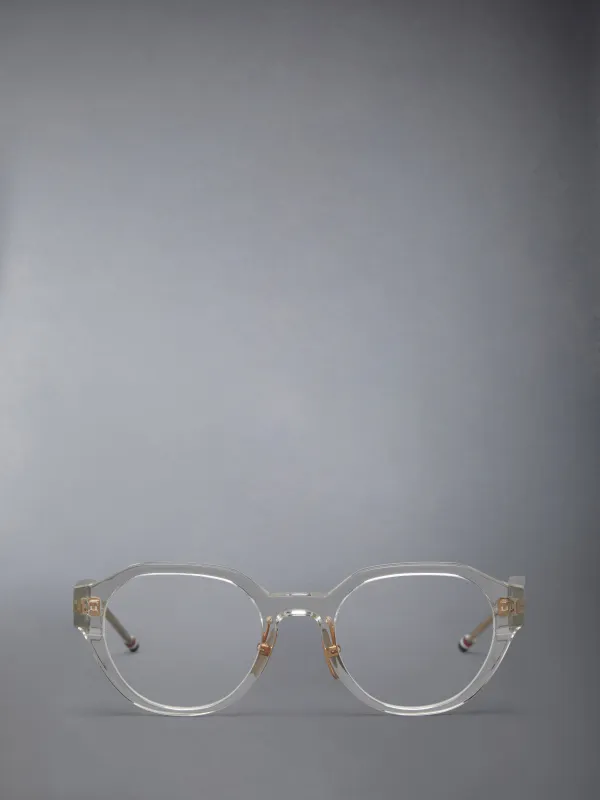 ACETATE ROUND EYEGLASSES sold by Thom Browne