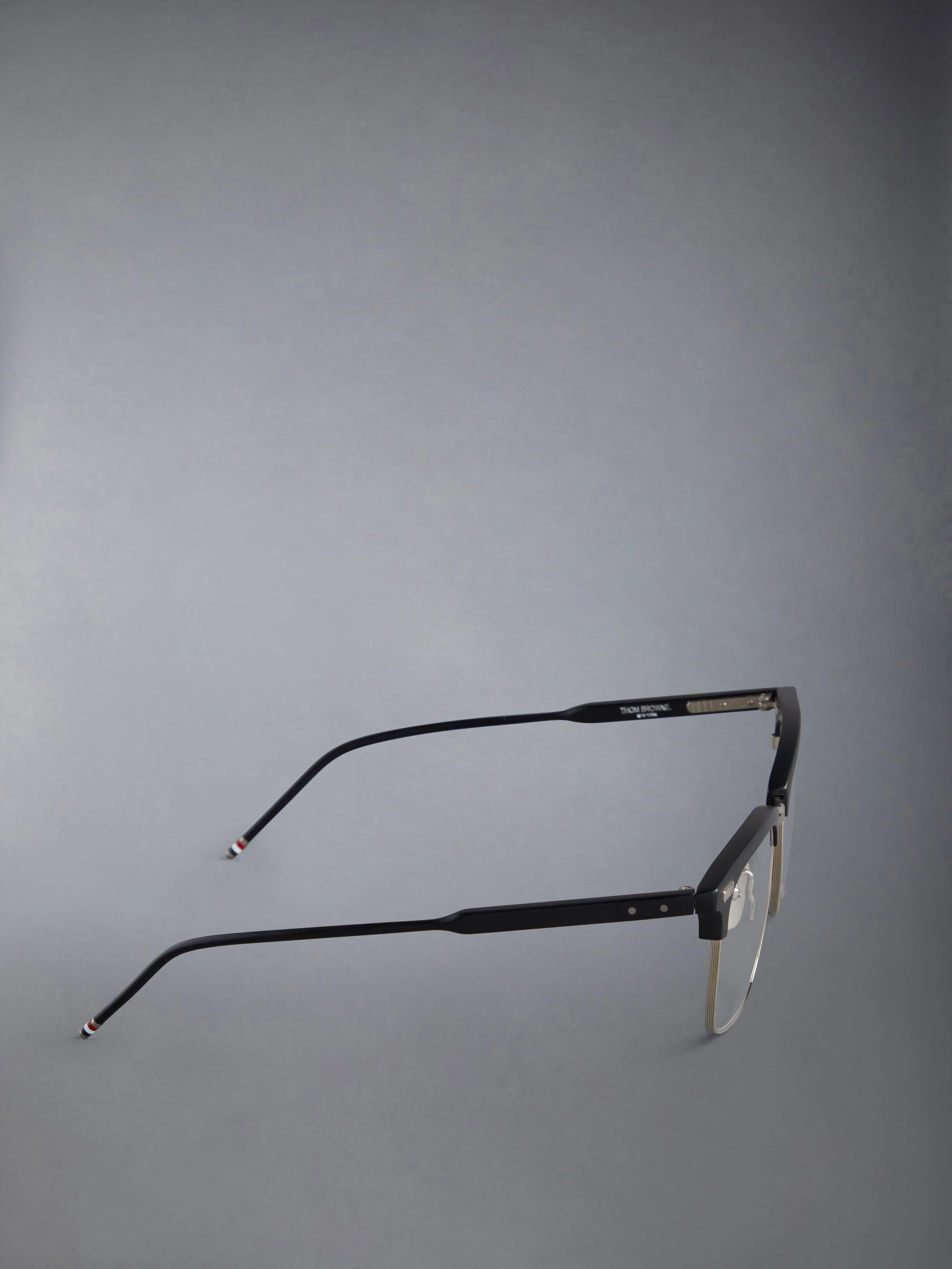 ACETATE AND TITANIUM RECTANGULAR EYEGLASSES sold by Thom Browne product image thumbnail 4