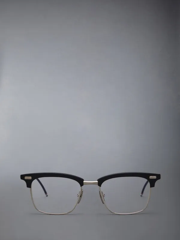 ACETATE AND TITANIUM RECTANGULAR EYEGLASSES sold by Thom Browne