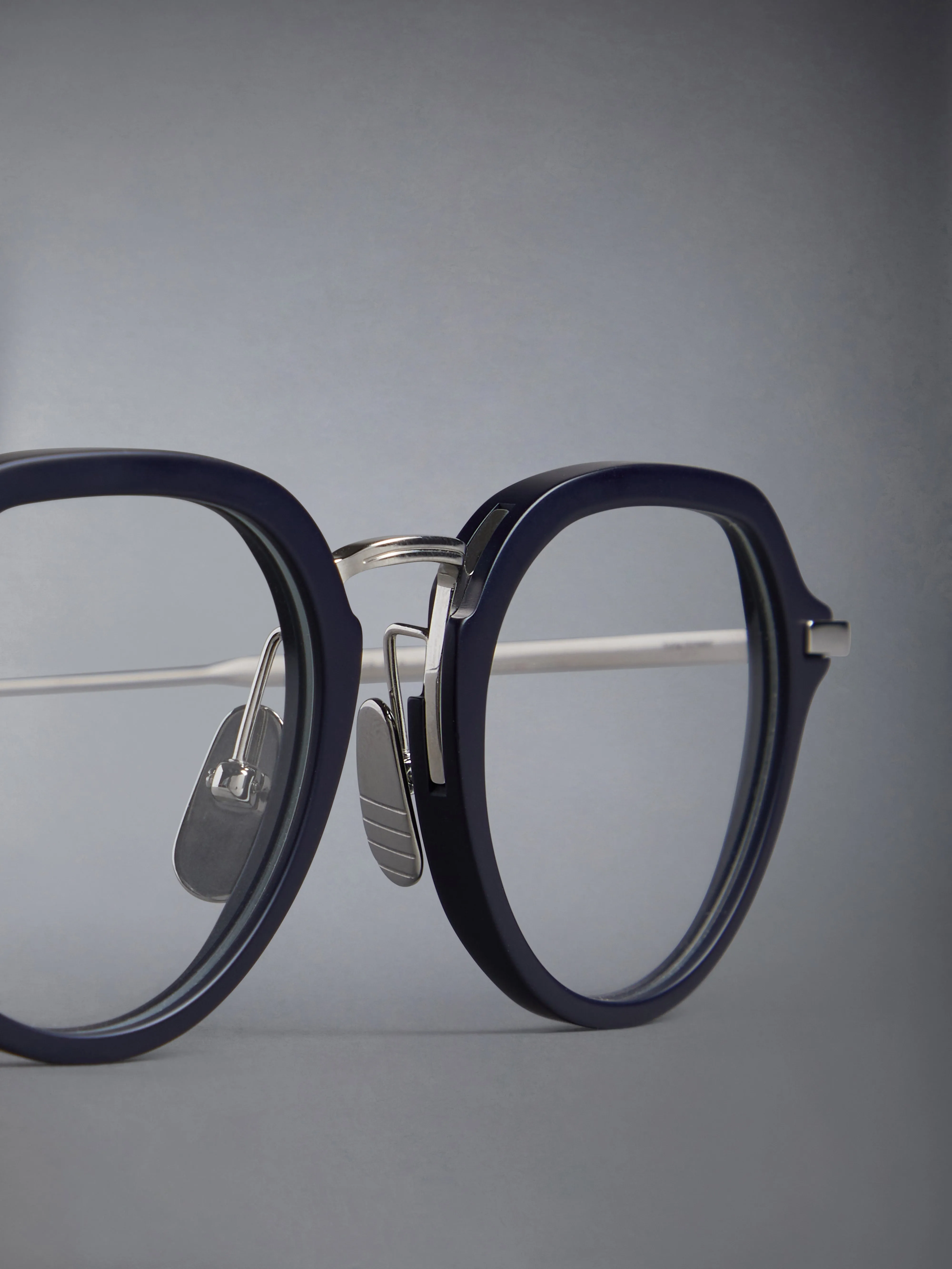 ACETATE AND TITANIUM ROUND EYEGLASSES sold by Thom Browne product image thumbnail 5