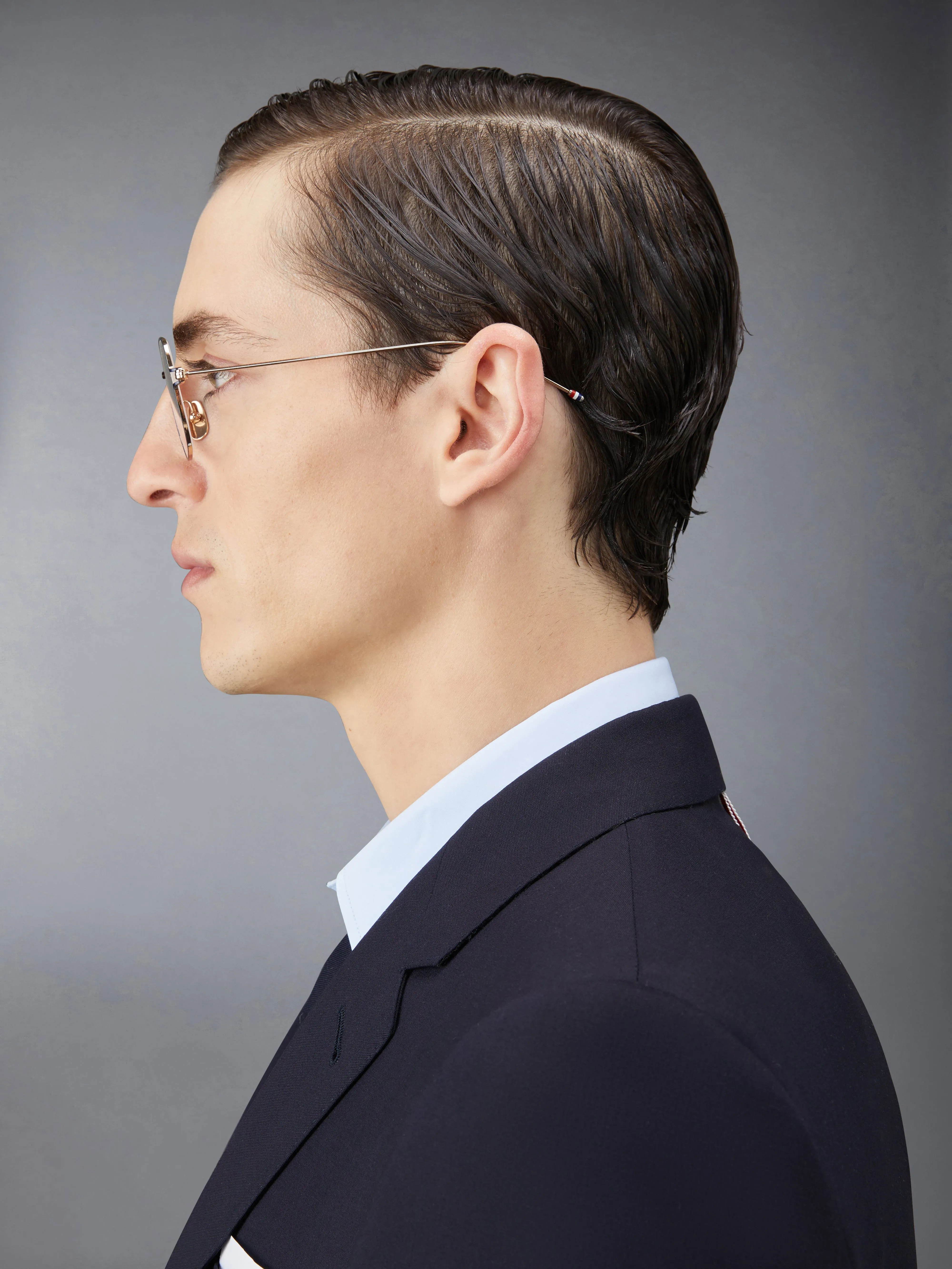 TITANIUM SQUARE EYEGLASSES sold by Thom Browne product image thumbnail 3