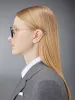 ACETATE AND TITANIUM ROUND EYEGLASSES sold by Thom Browne