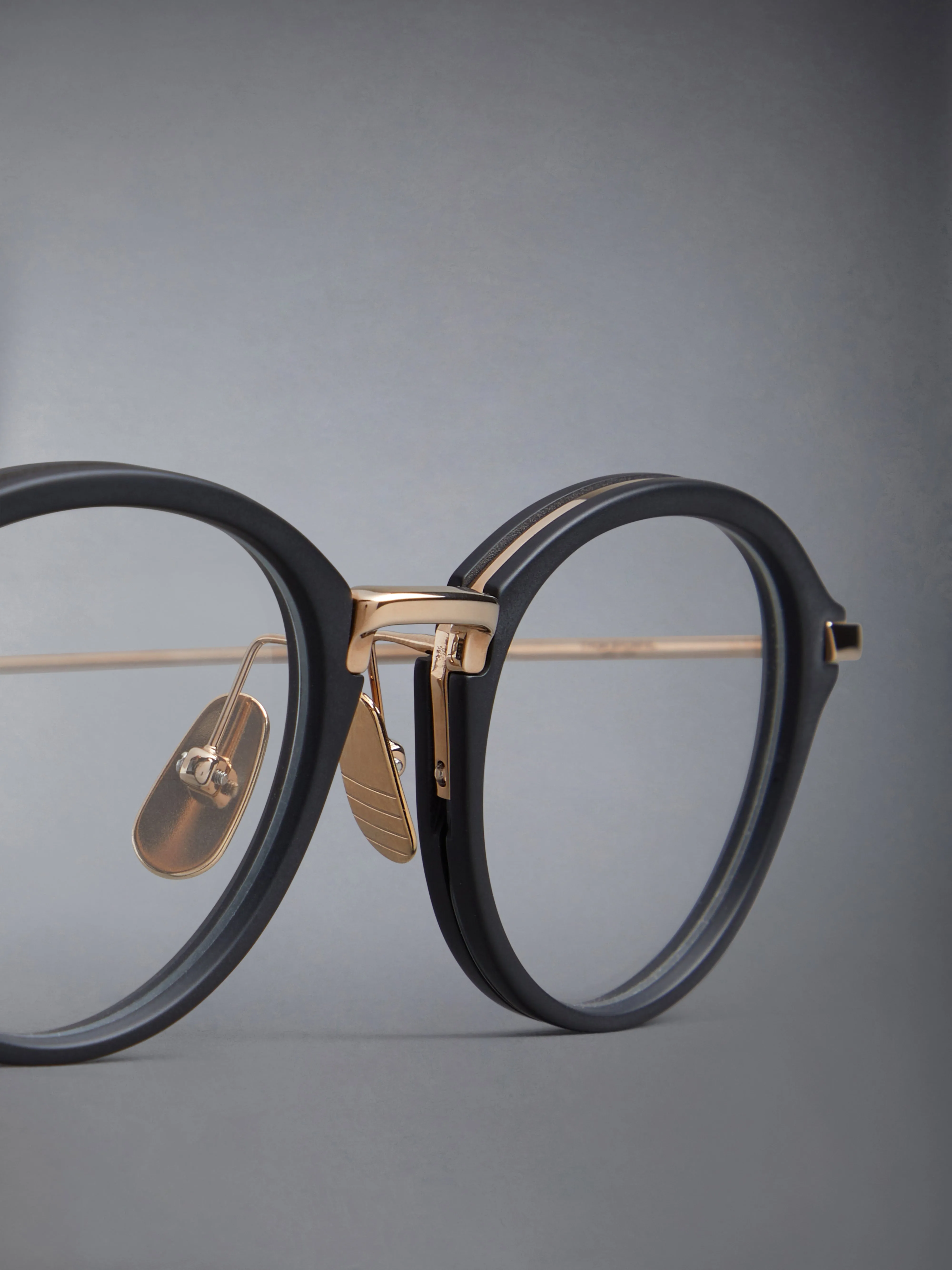 ACETATE AND TITANIUM ROUND EYEGLASSES sold by Thom Browne product image thumbnail 5