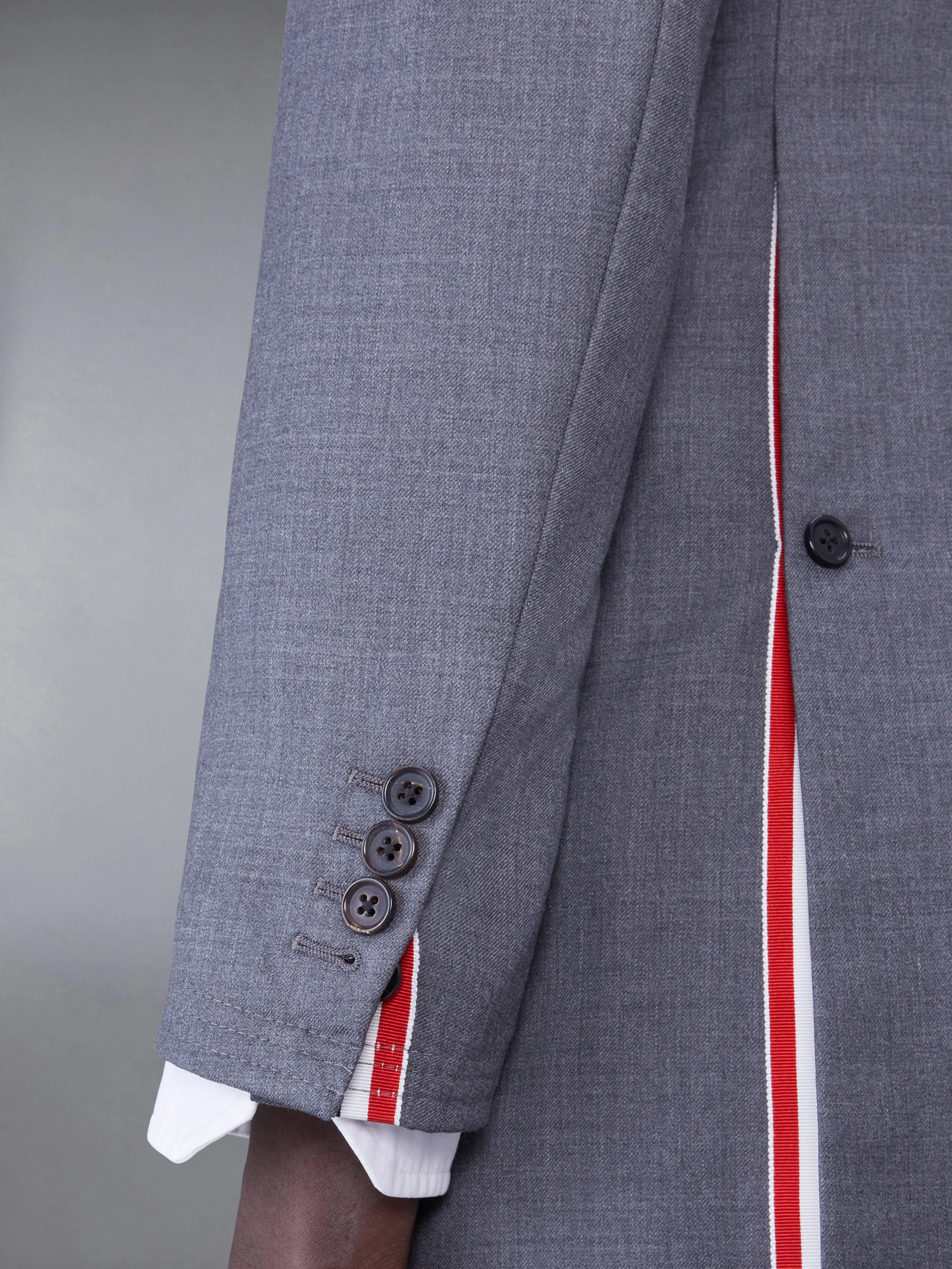 TWILL WOOL CLASSIC CHESTERFIELD OVERCOAT sold by Thom Browne product image thumbnail 4
