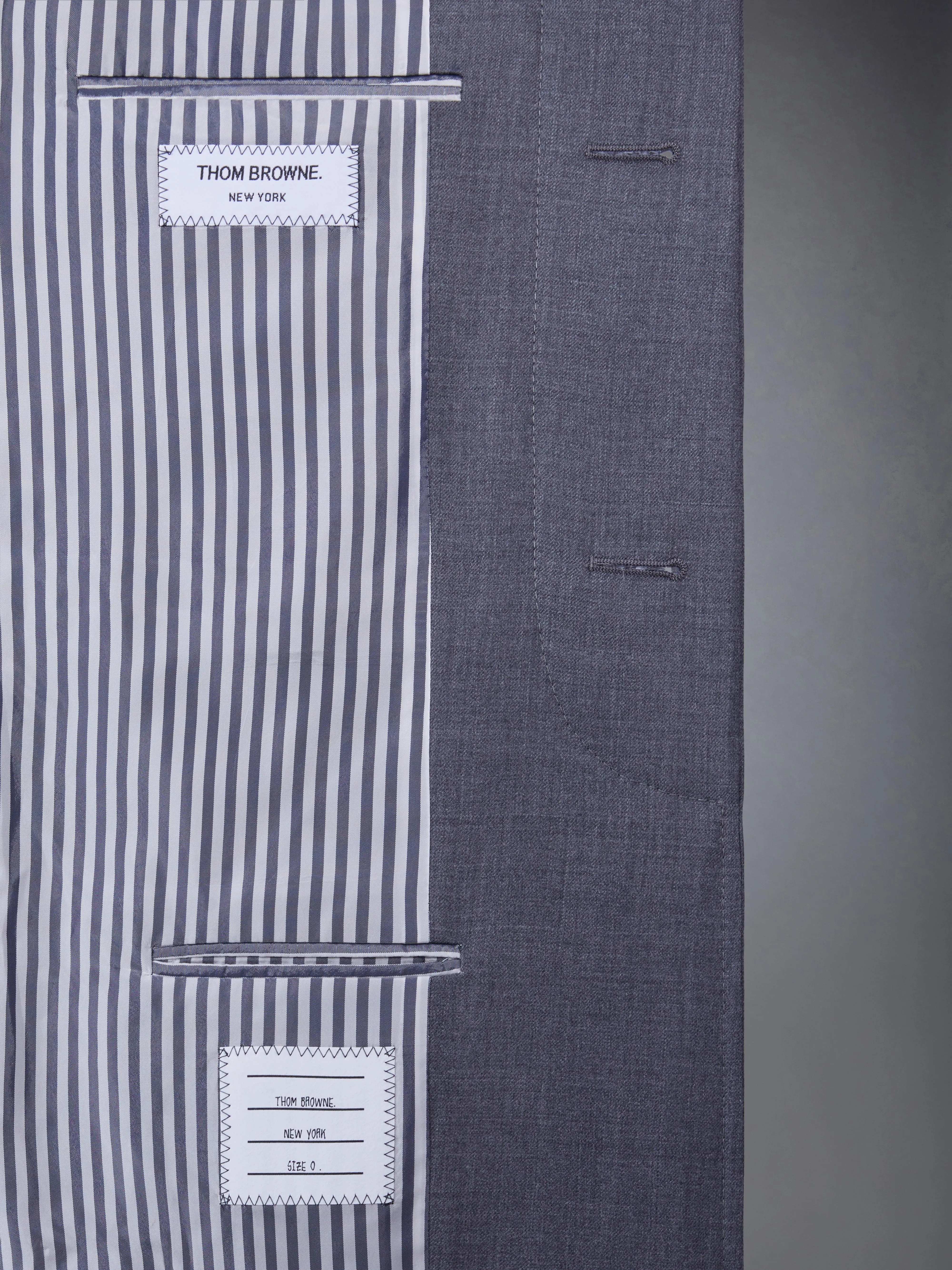 TWILL WOOL CLASSIC CHESTERFIELD OVERCOAT sold by Thom Browne product image thumbnail 5