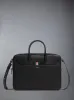 PEBBLE GRAIN SHOULDER STRAP BUSINESS BAG sold by Thom Browne