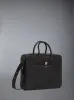 PEBBLE GRAIN SHOULDER STRAP BUSINESS BAG sold by Thom Browne