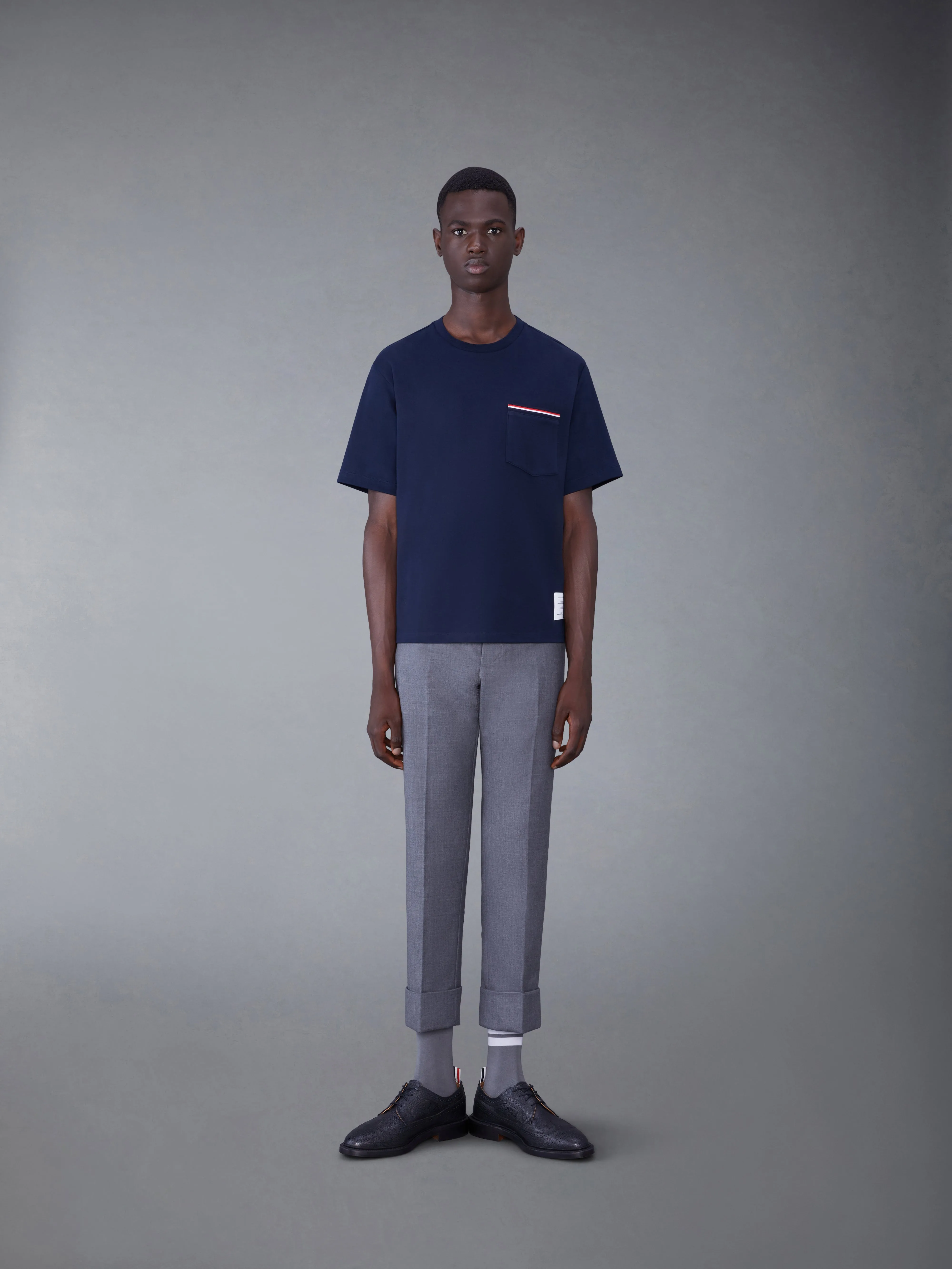 MILANO COTTON OVERSIZED POCKET TEE sold by Thom Browne product image thumbnail 3