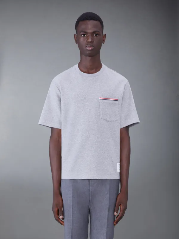 MILANO COTTON OVERSIZED POCKET TEE sold by Thom Browne