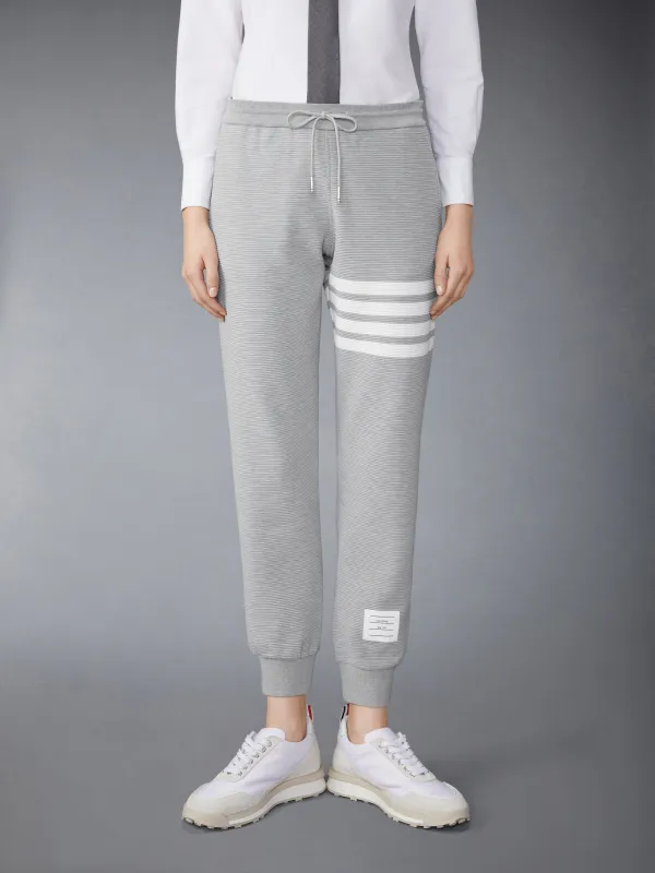 COTTON OTTOMAN RIB 4-BAR SWEATPANTS sold by Thom Browne