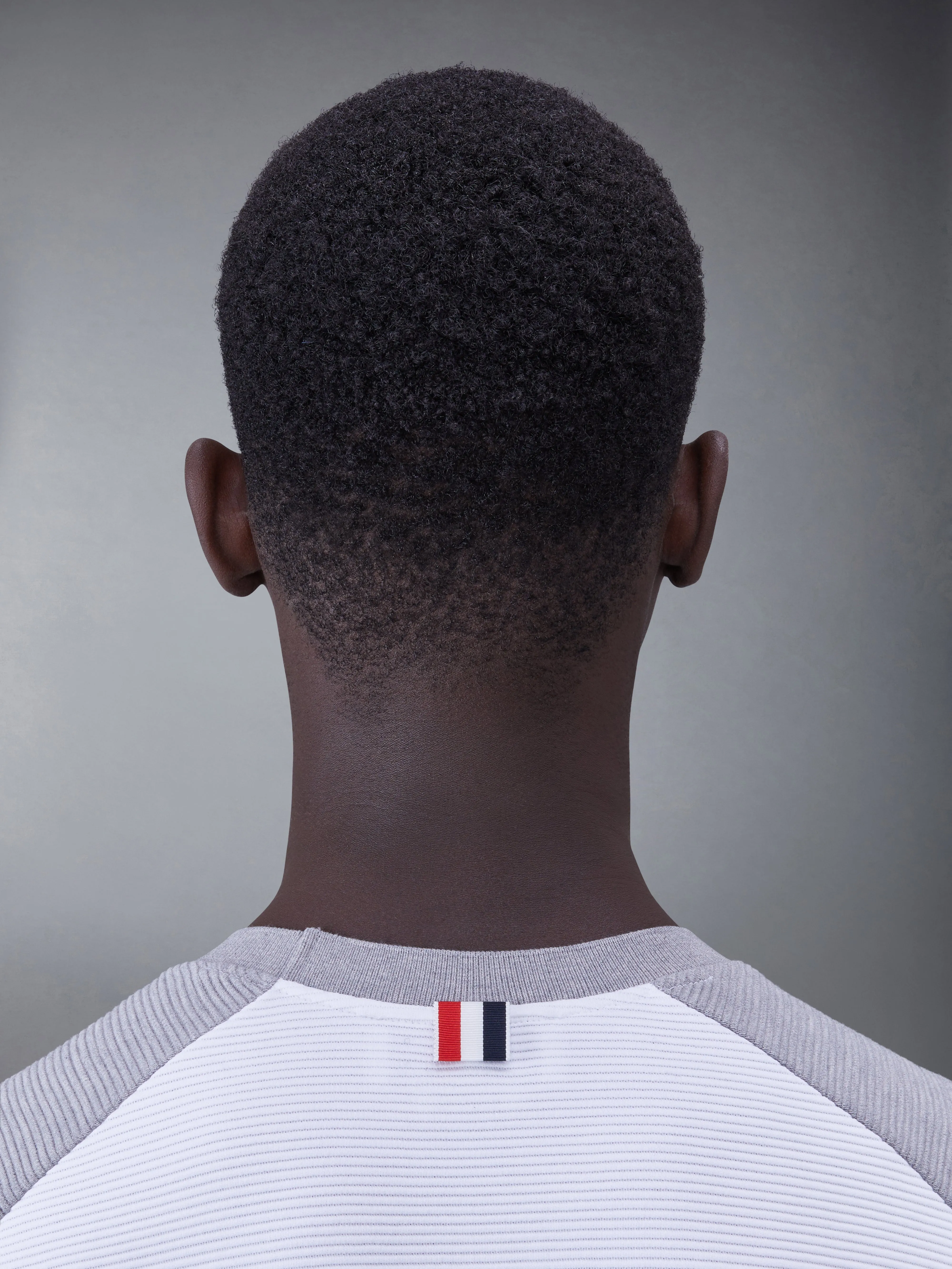COTTON OTTOMAN RIB 4-BAR SADDLE SHORT SLEEVE SWEATSHIRT sold by Thom Browne product image thumbnail 5