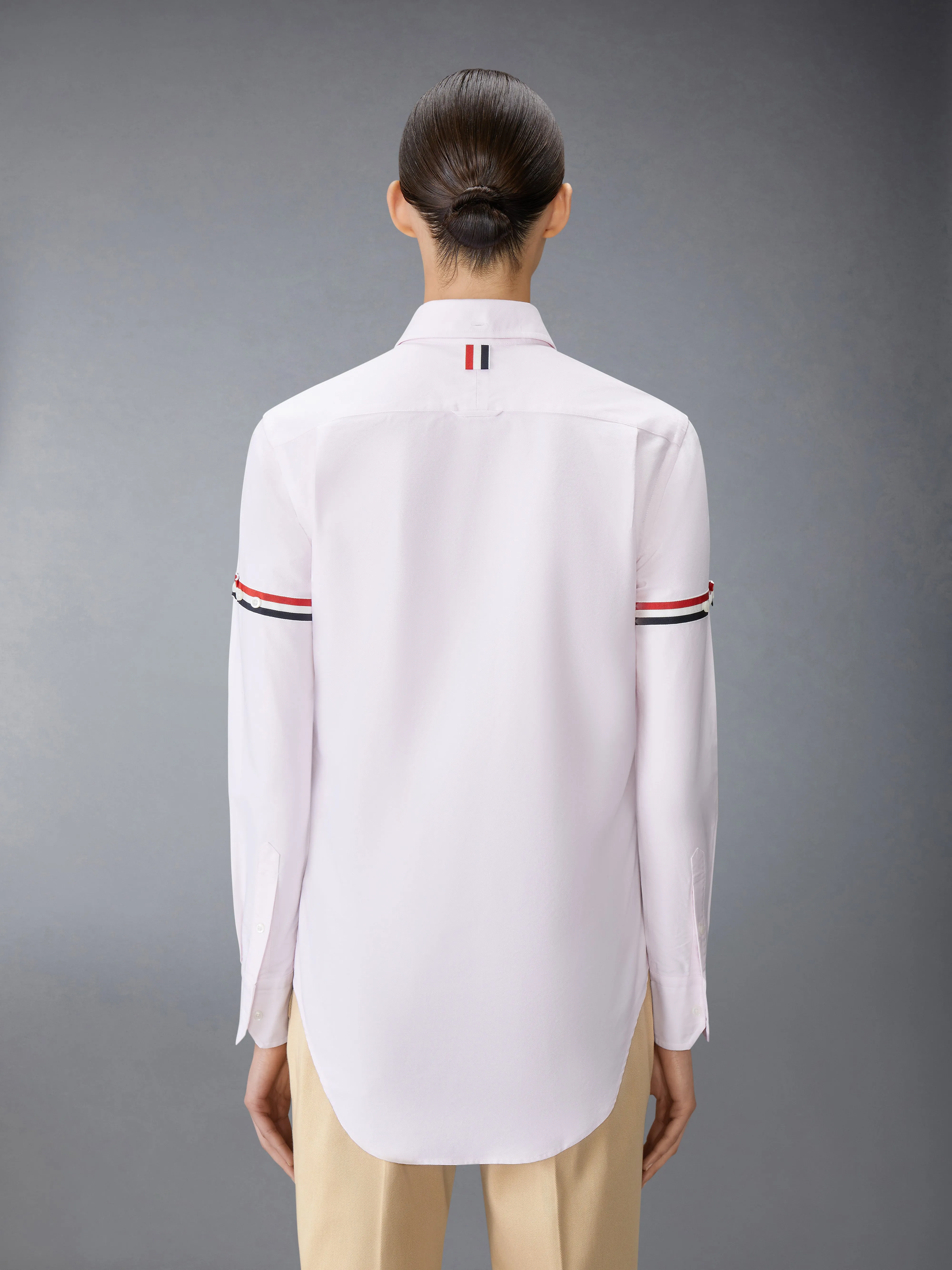 OXFORD ARMBAND CLASSIC ROUND COLLAR SHIRT sold by Thom Browne product image thumbnail 3