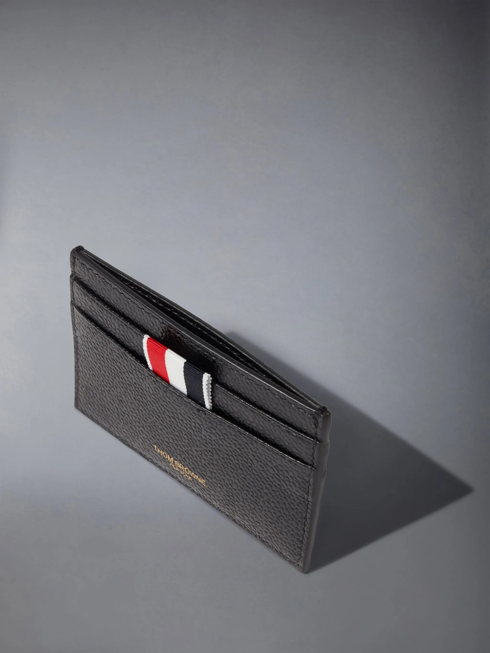 PEBBLE GRAIN DOUBLE SIDE CARD HOLDER sold by Thom Browne product image thumbnail 3
