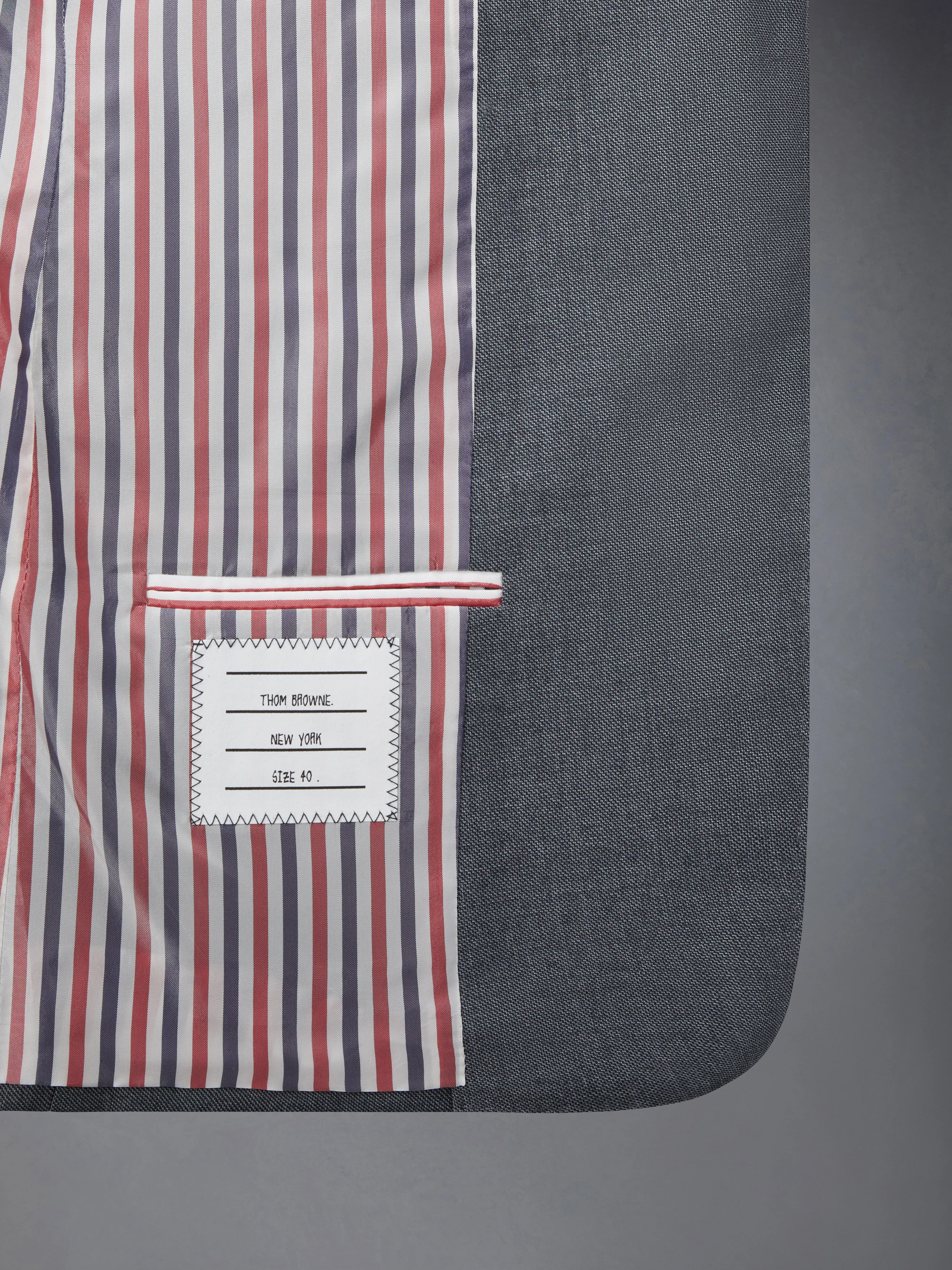 TWILL SCHOOL UNIFORM 4-BAR CLASSIC SPORT COAT sold by Thom Browne product image thumbnail 5