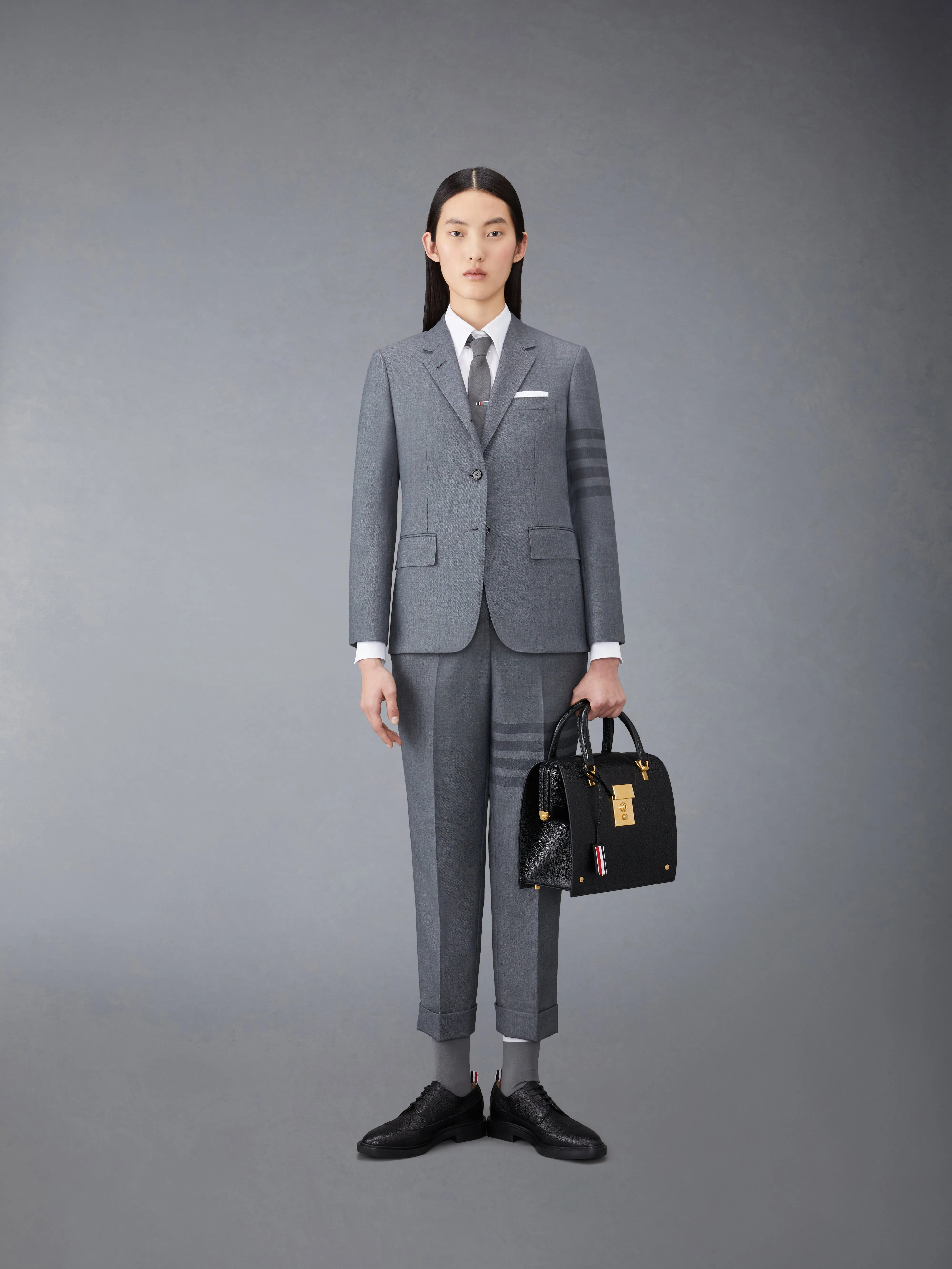 TWILL SCHOOL UNIFORM 4-BAR CLASSIC SPORT COAT sold by Thom Browne product image thumbnail 3