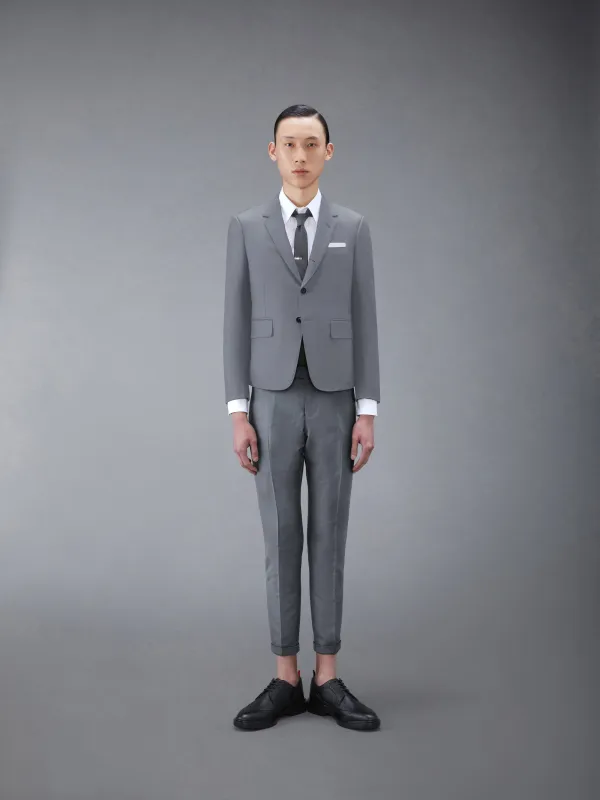 TWILL HIGH ARMHOLE SUIT AND TIE sold by Thom Browne