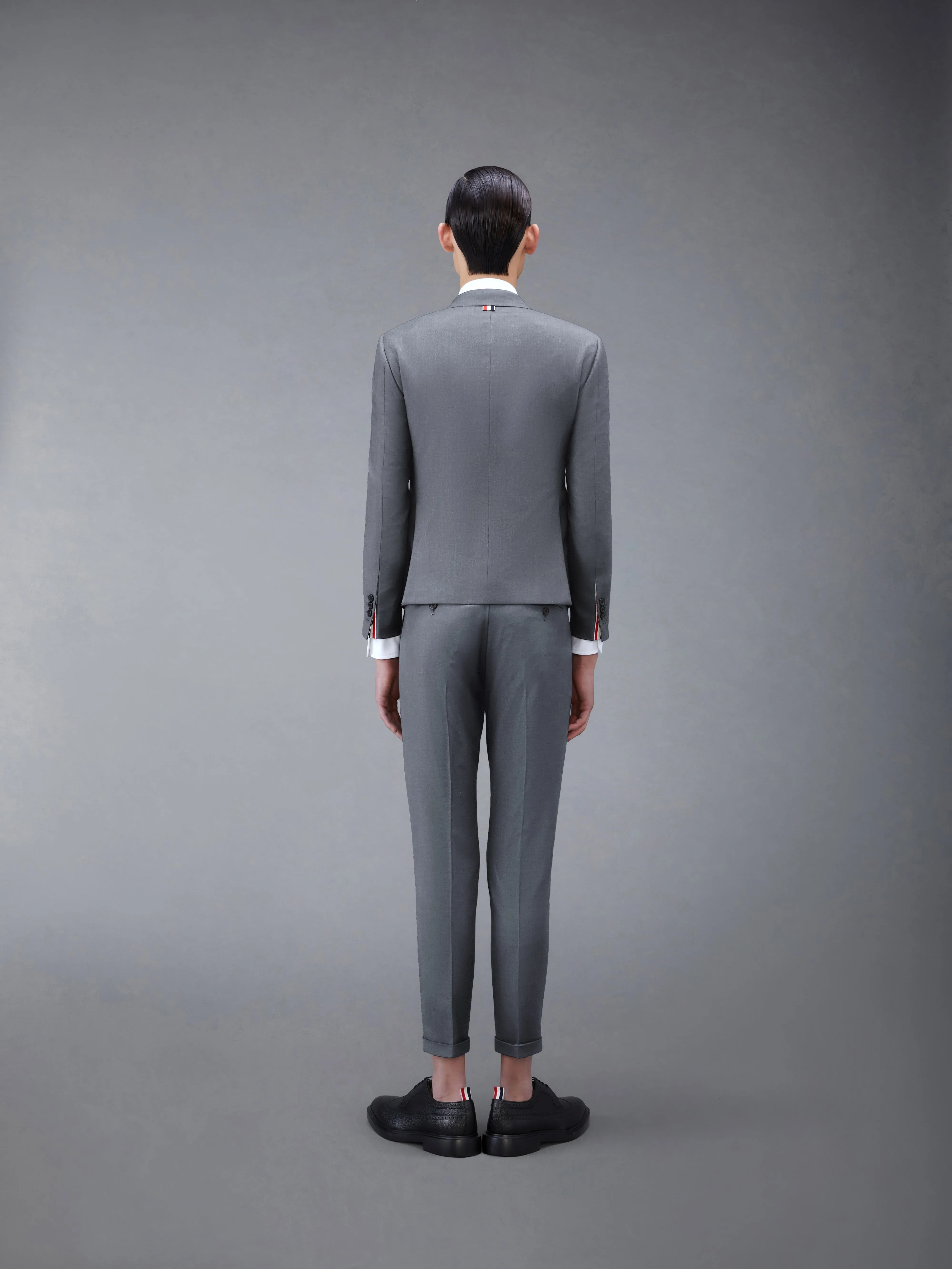 TWILL HIGH ARMHOLE SUIT AND TIE sold by Thom Browne product image thumbnail 2