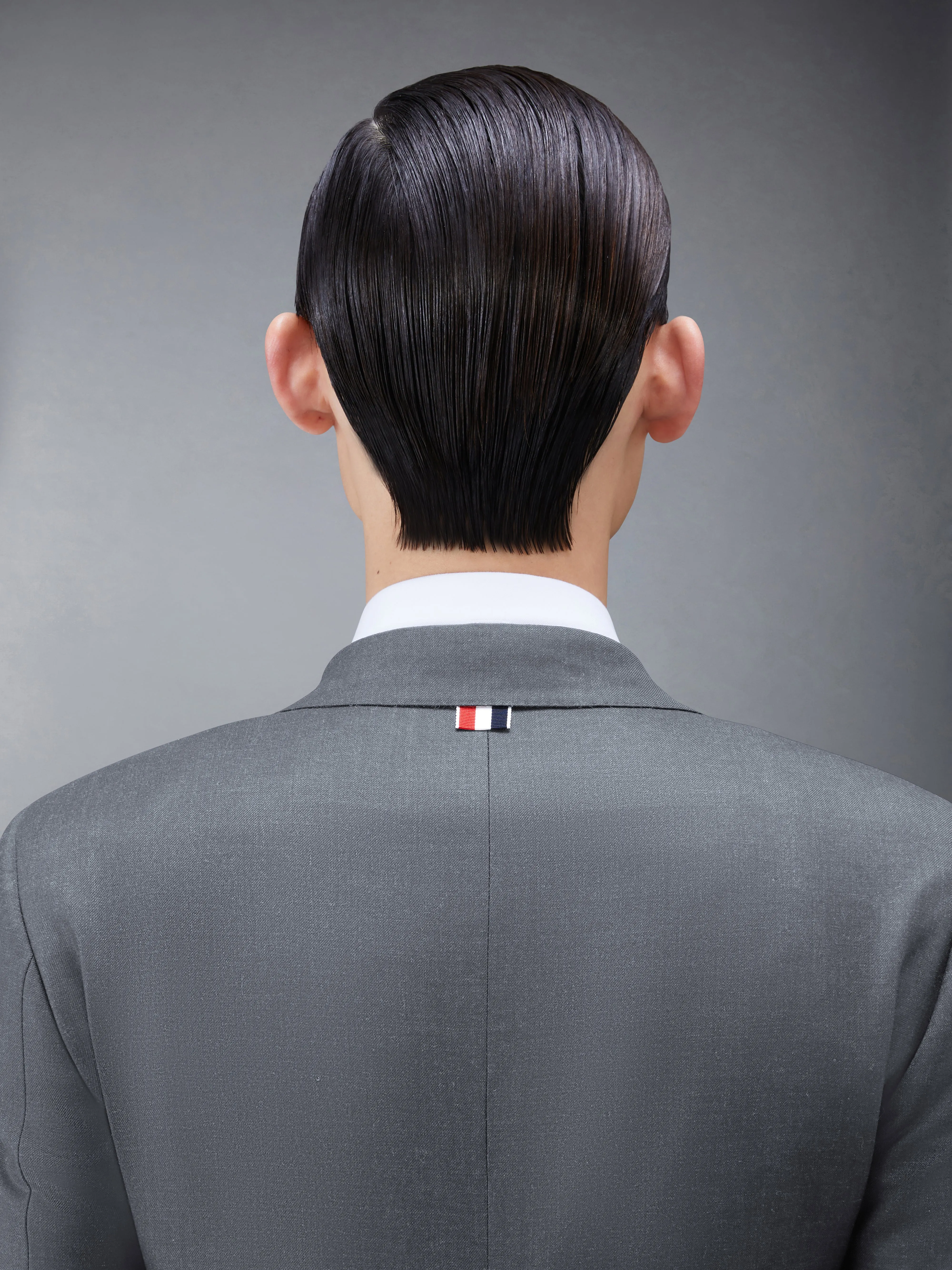 TWILL HIGH ARMHOLE SUIT AND TIE sold by Thom Browne product image thumbnail 4
