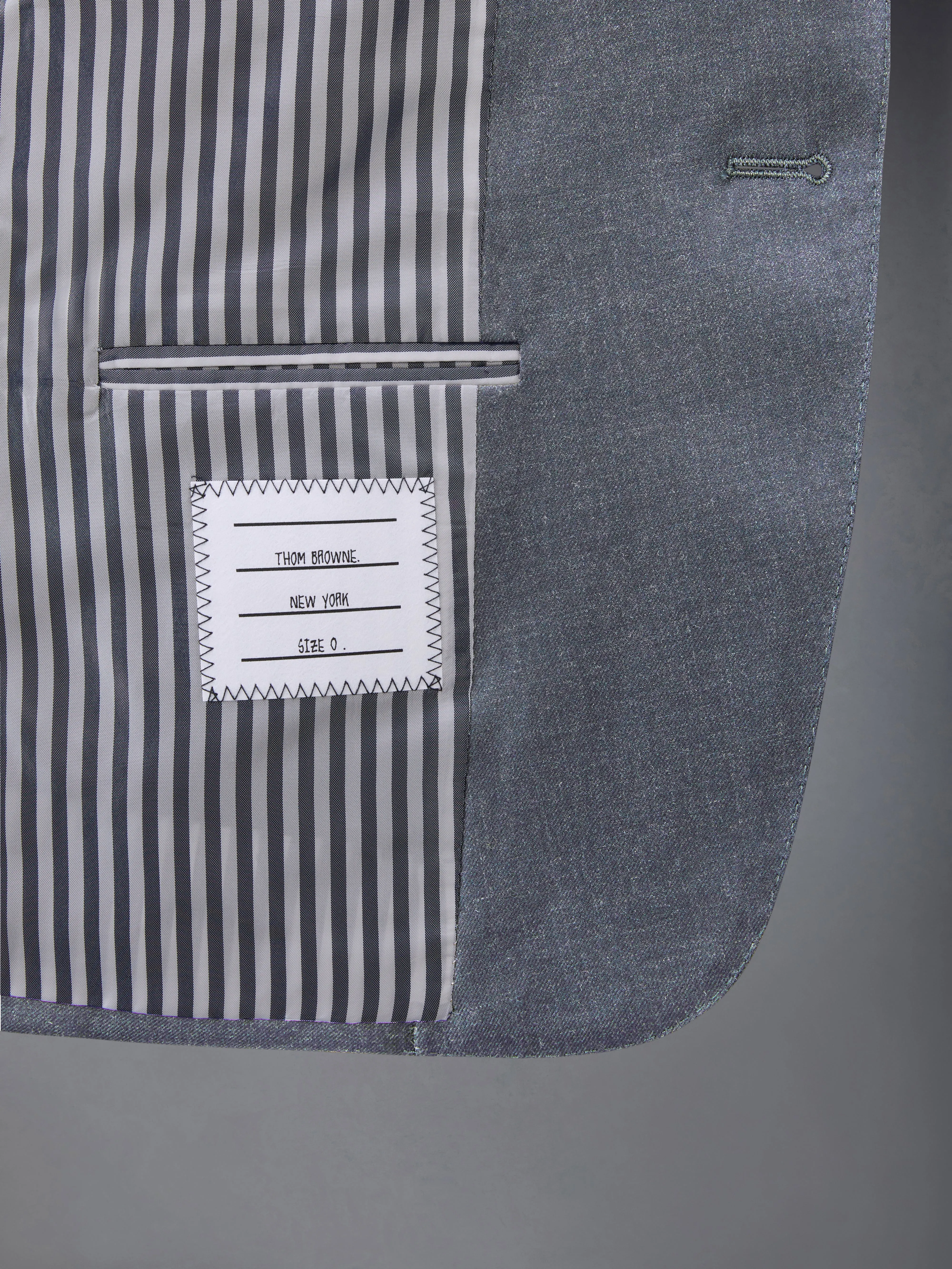TWILL HIGH ARMHOLE SUIT AND TIE sold by Thom Browne product image thumbnail 5