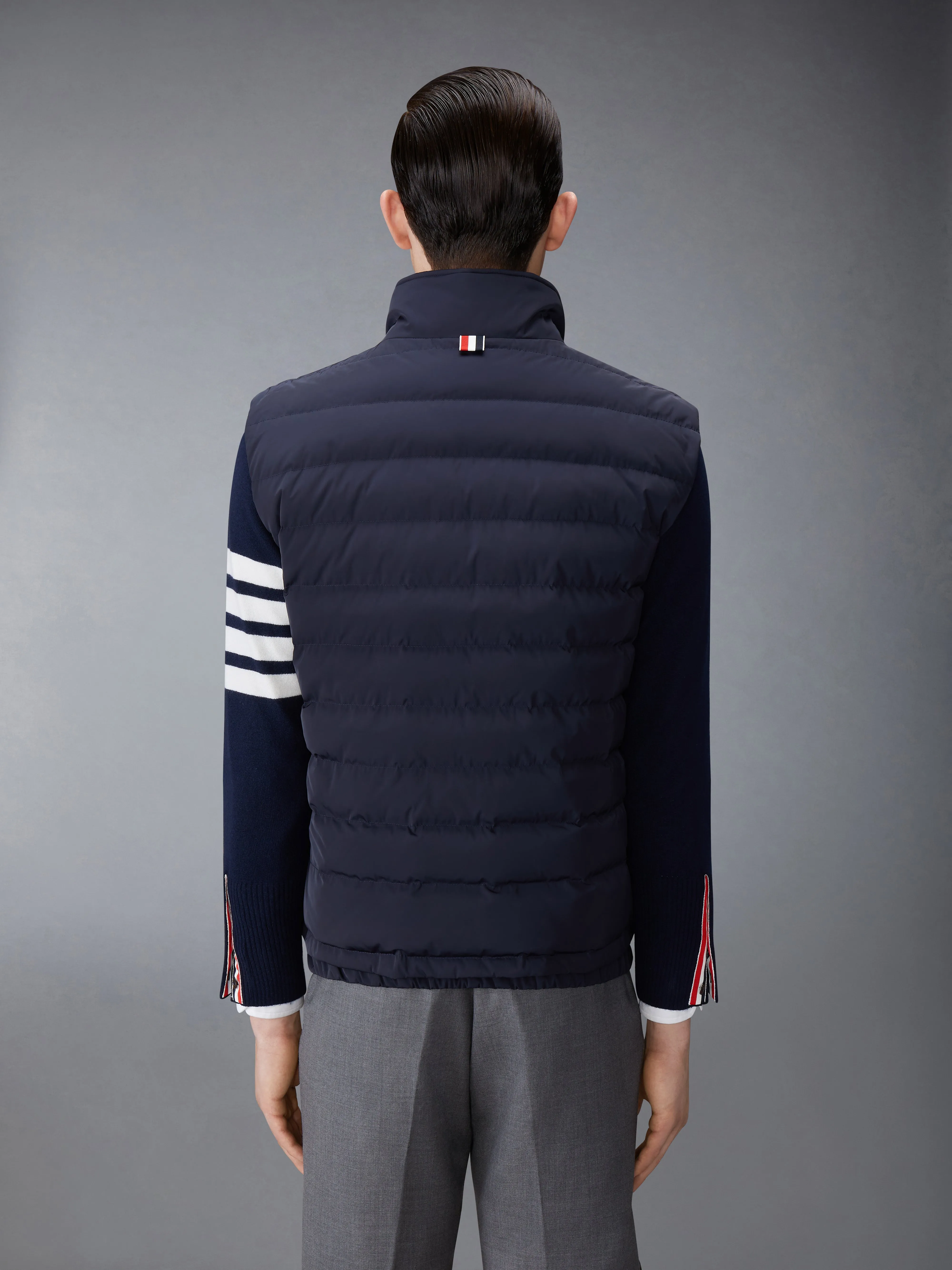 POLY TWILL DOWN FILL 4-BAR SKI VEST sold by Thom Browne product image thumbnail 2