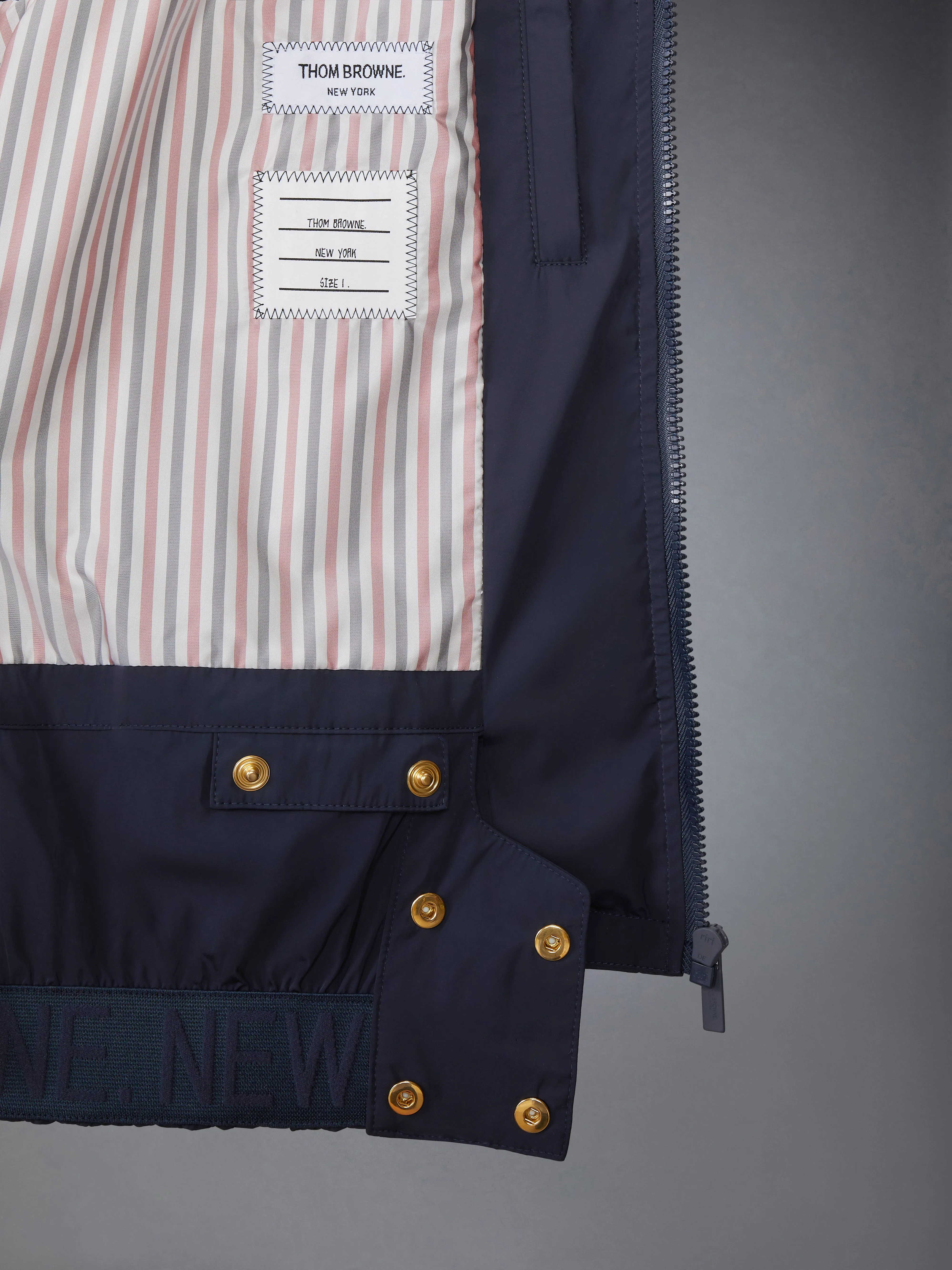 POLY TWILL DOWN FILL 4-BAR SKI VEST sold by Thom Browne product image thumbnail 5