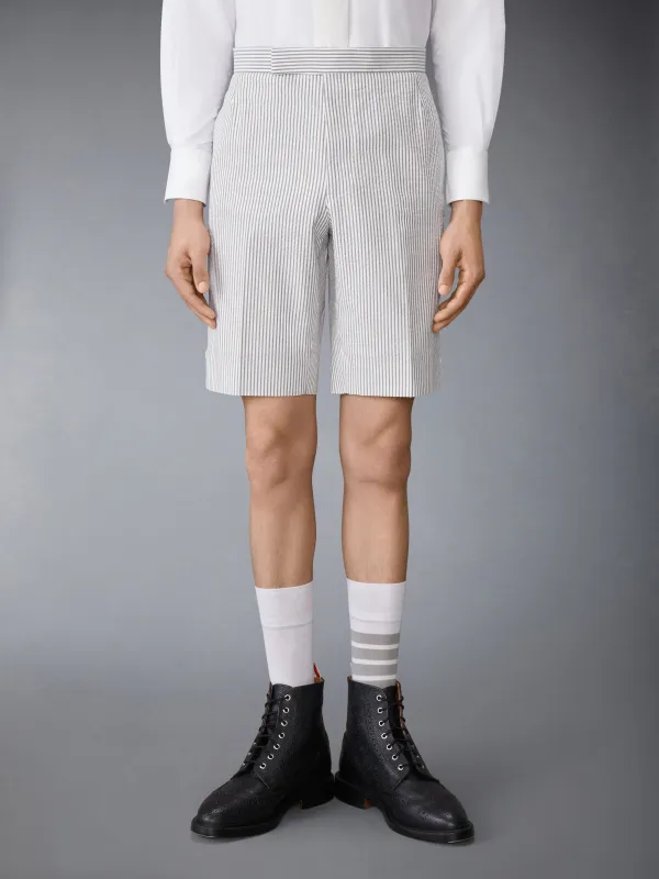 SEERSUCKER CLASSIC SHORTS made by Thom Browne