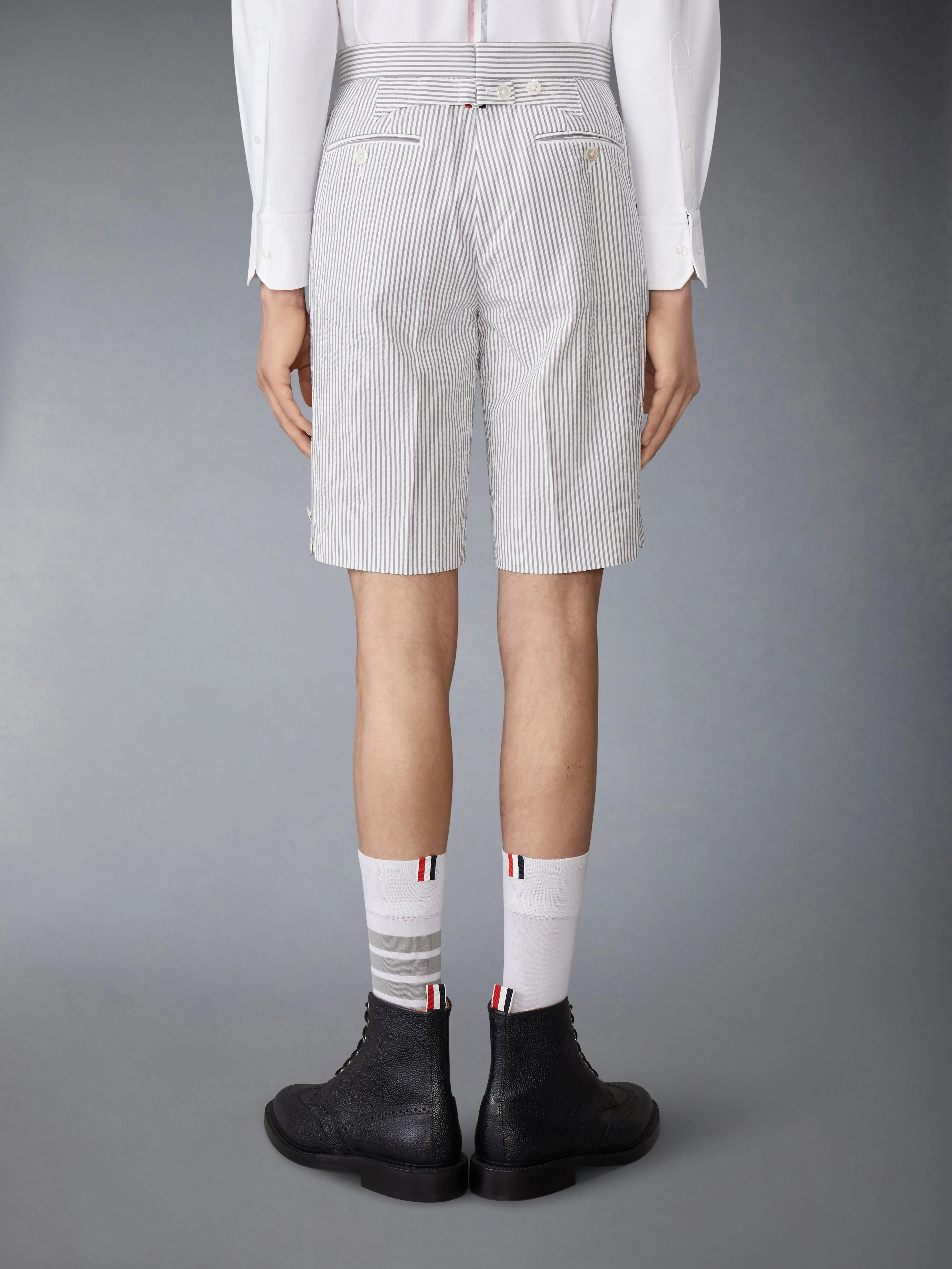 SEERSUCKER CLASSIC SHORTS sold by Thom Browne product image thumbnail 2