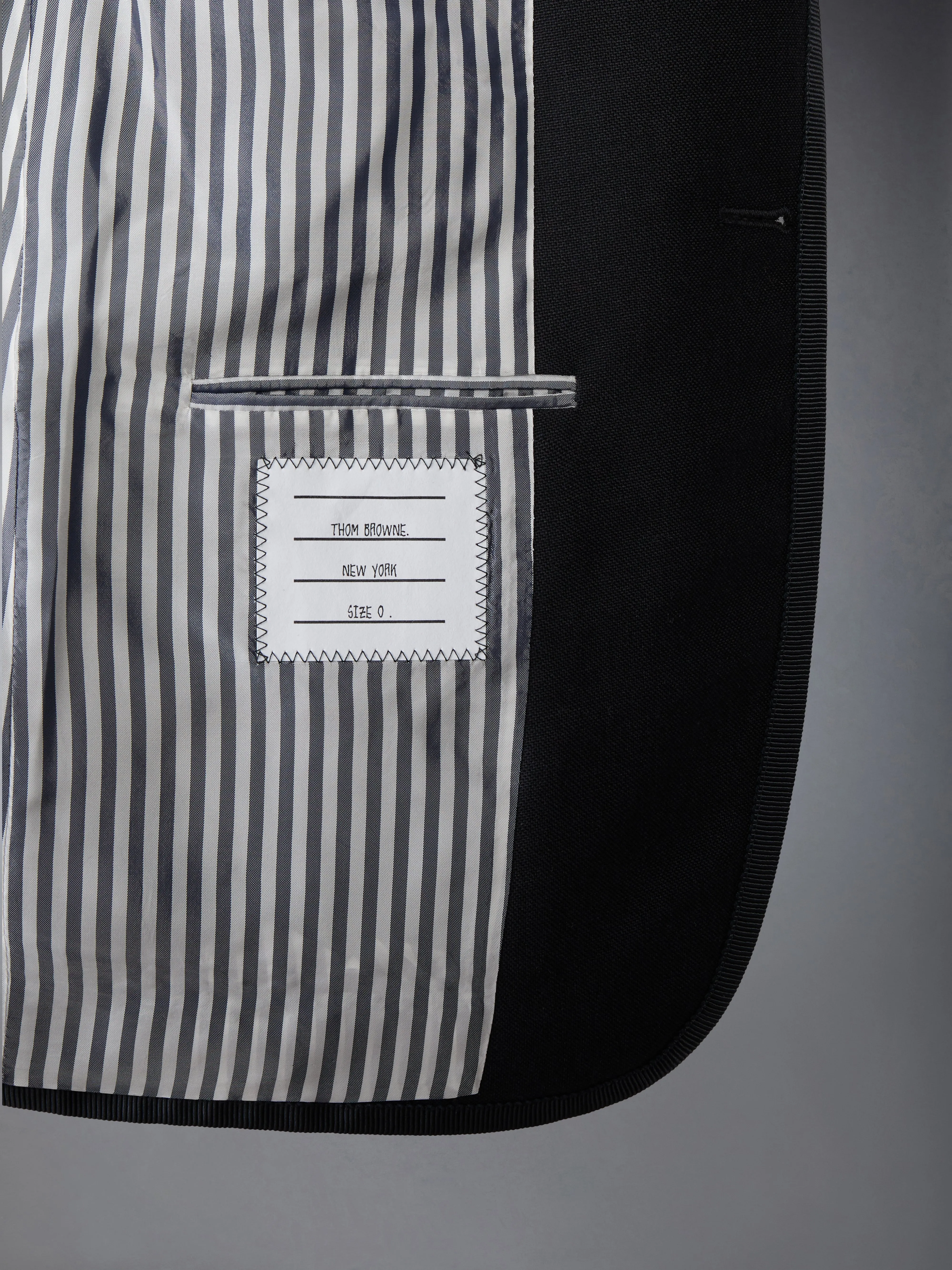 MOHAIR TIPPING CLASSIC TUXEDO AND BOW TIE sold by Thom Browne product image thumbnail 5