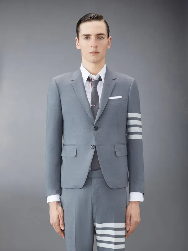 PLAIN WEAVE 4-BAR HIGH ARMHOLE SPORT COAT sold by Thom Browne