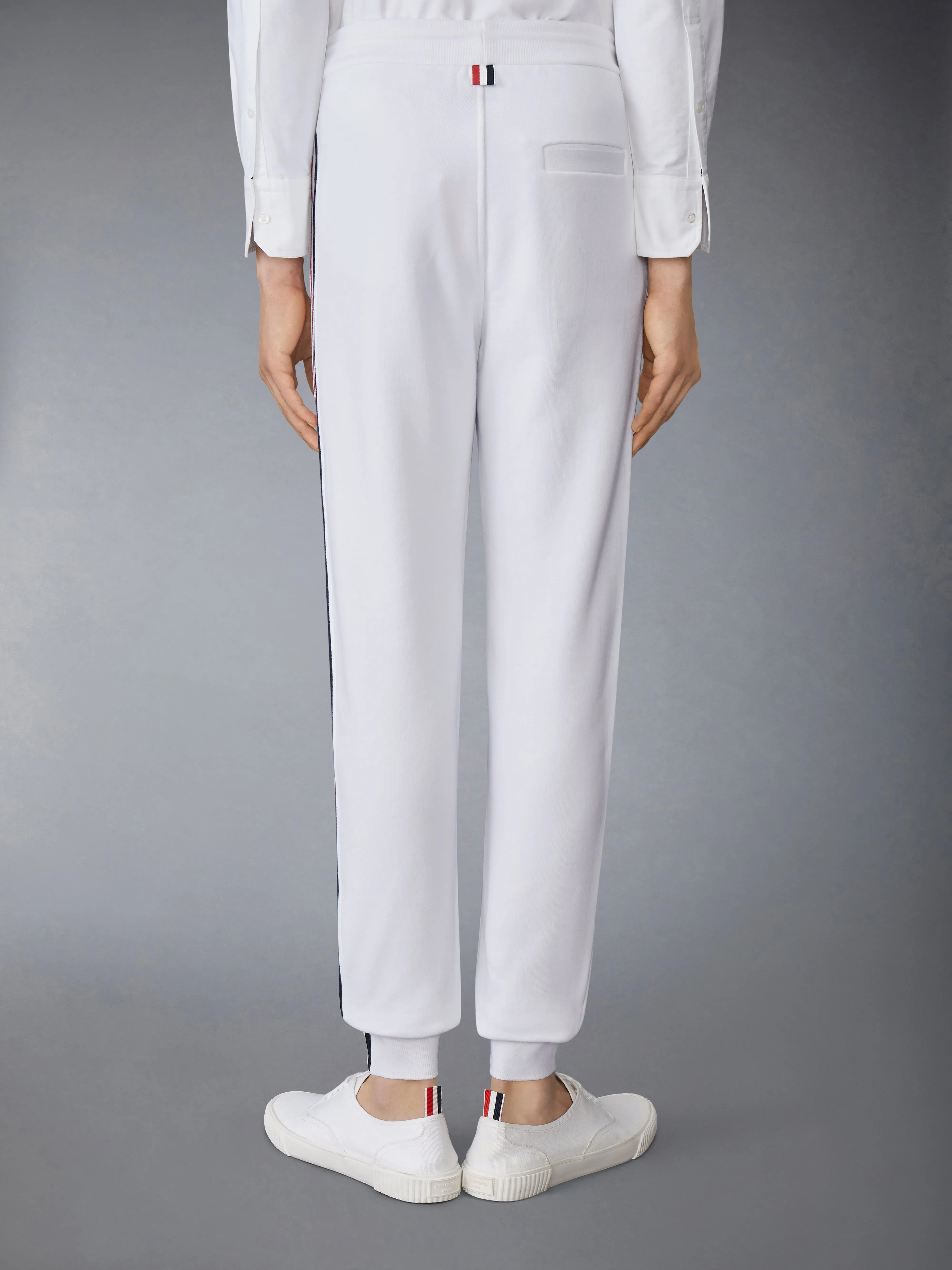 CLASSIC LOOPBACK STRIPE SWEATPANTS sold by Thom Browne product image thumbnail 3