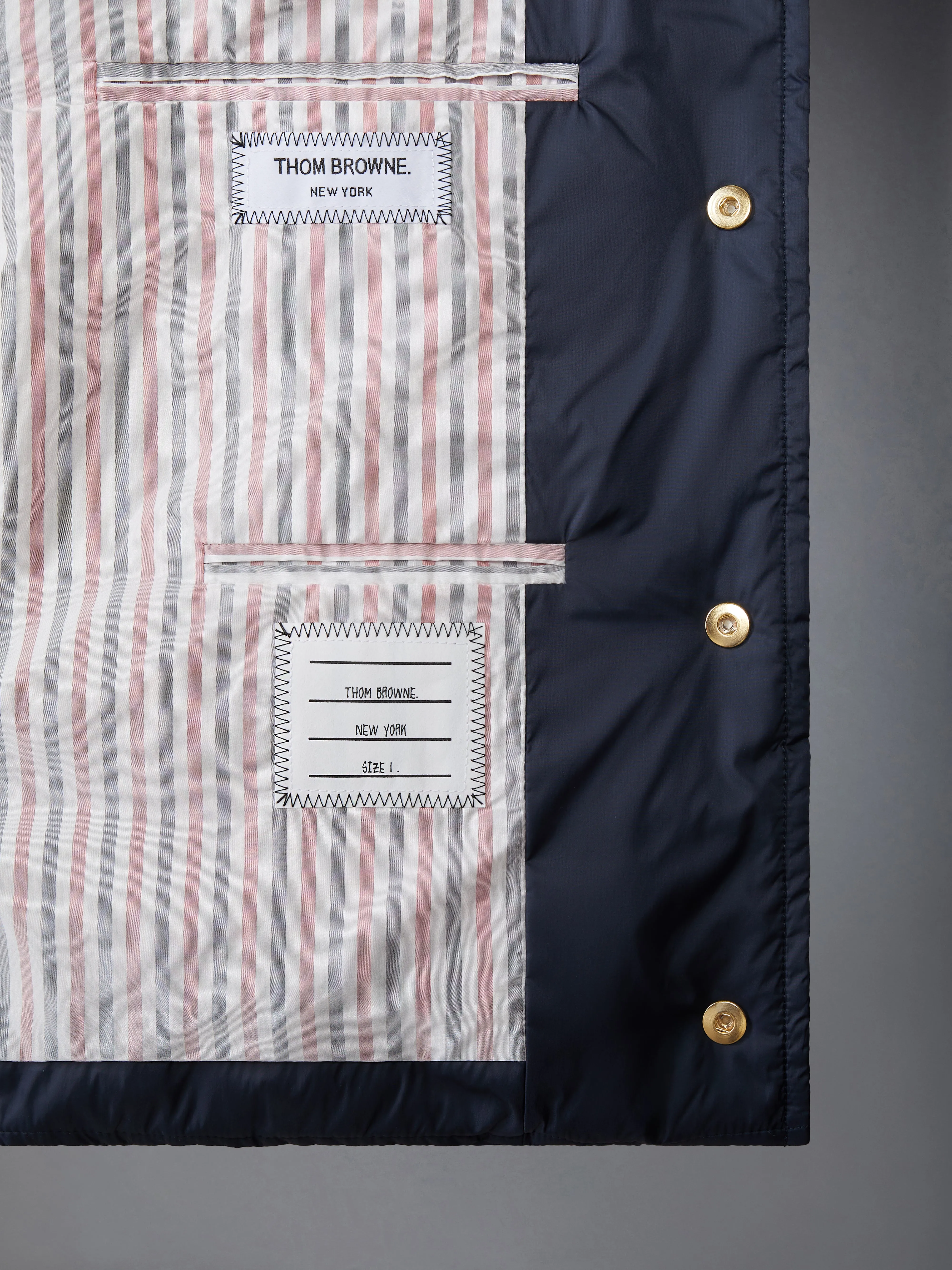 MATTE FINISH NYLON DOWN FILL 4-BAR VEST sold by Thom Browne product image thumbnail 5